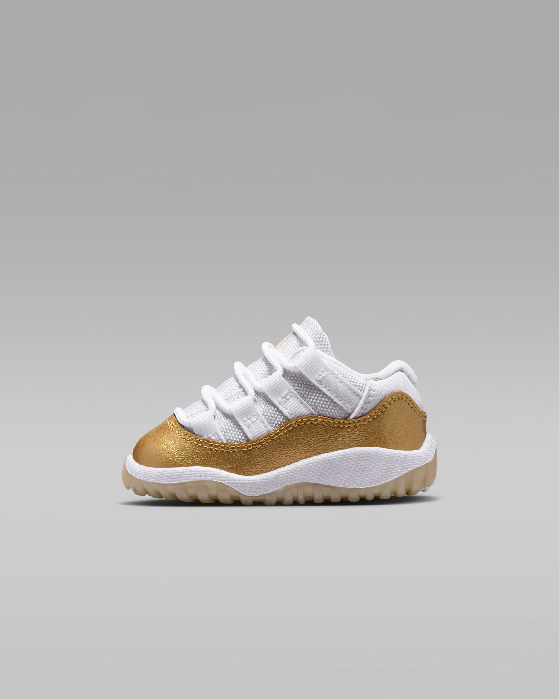 Calzado para bebé e infantil Jordan 11 Retro Low - Blanco/Oro team/Oro metalizado
