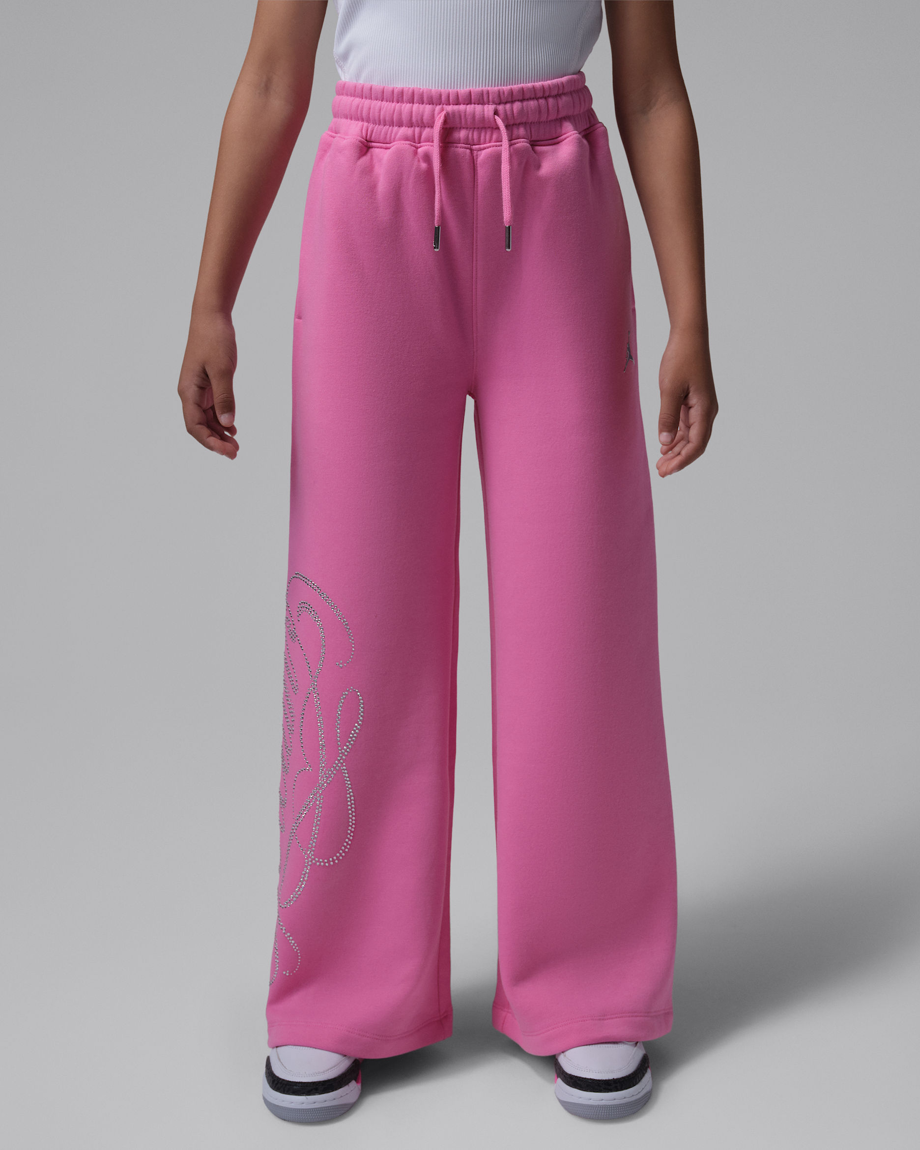 Jordan Big Kids' Fierce and Fearless Fleece Pants - Playful Pink