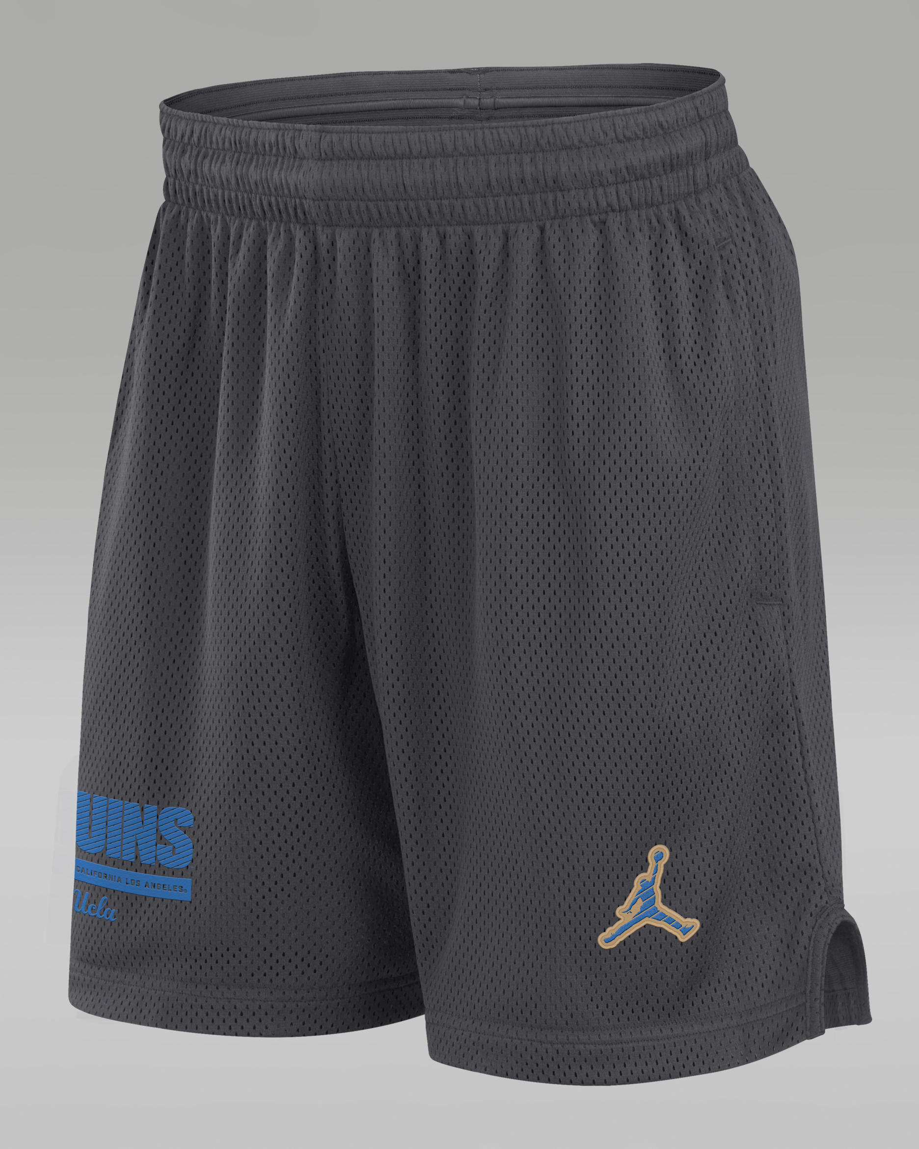 Shorts universitarios marca Jordan Dri-FIT para hombre UCLA Sideline - Antracita