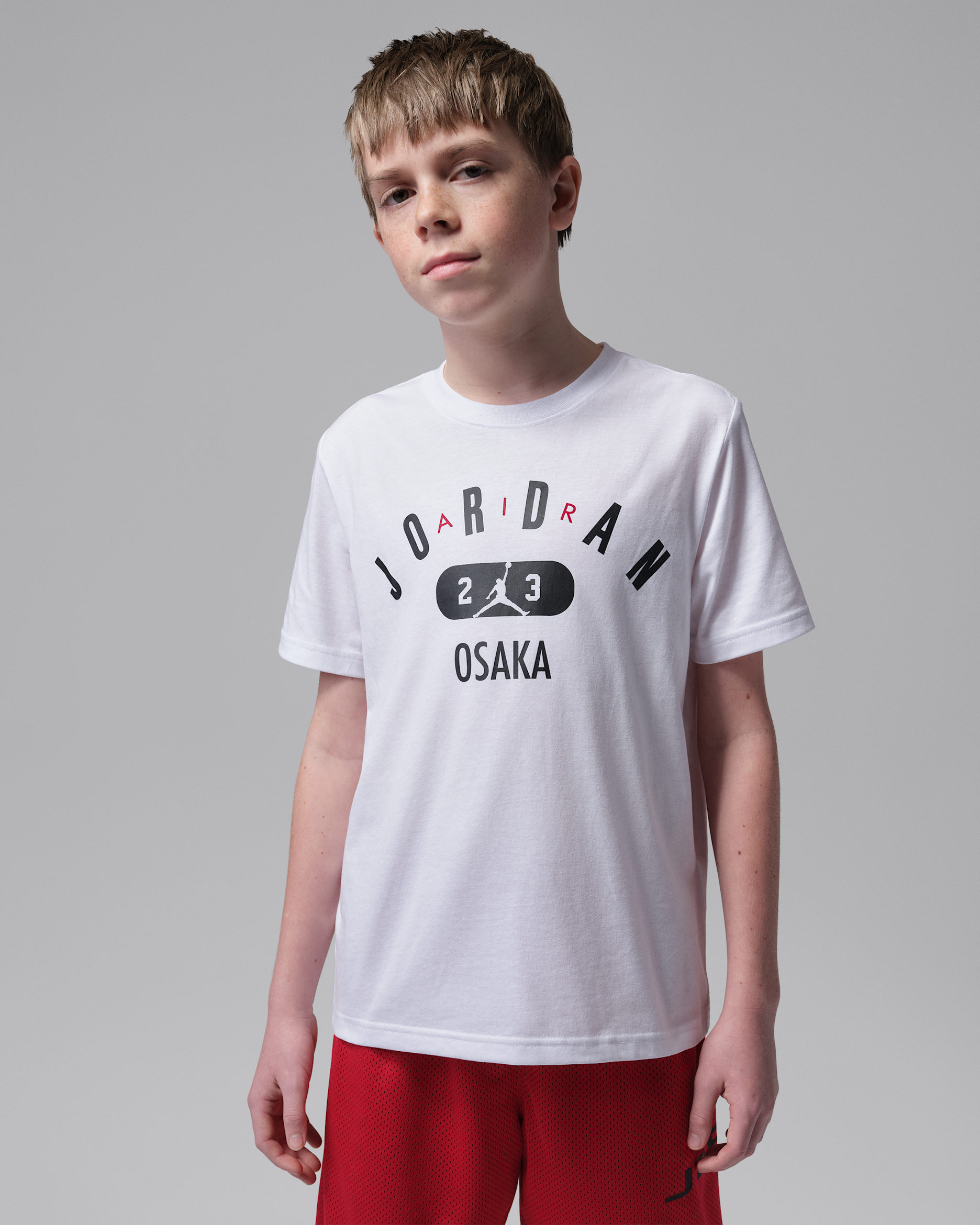 ジョーダン ジュニア アーチド ワードマーク 大阪 Tシャツ - ホワイト