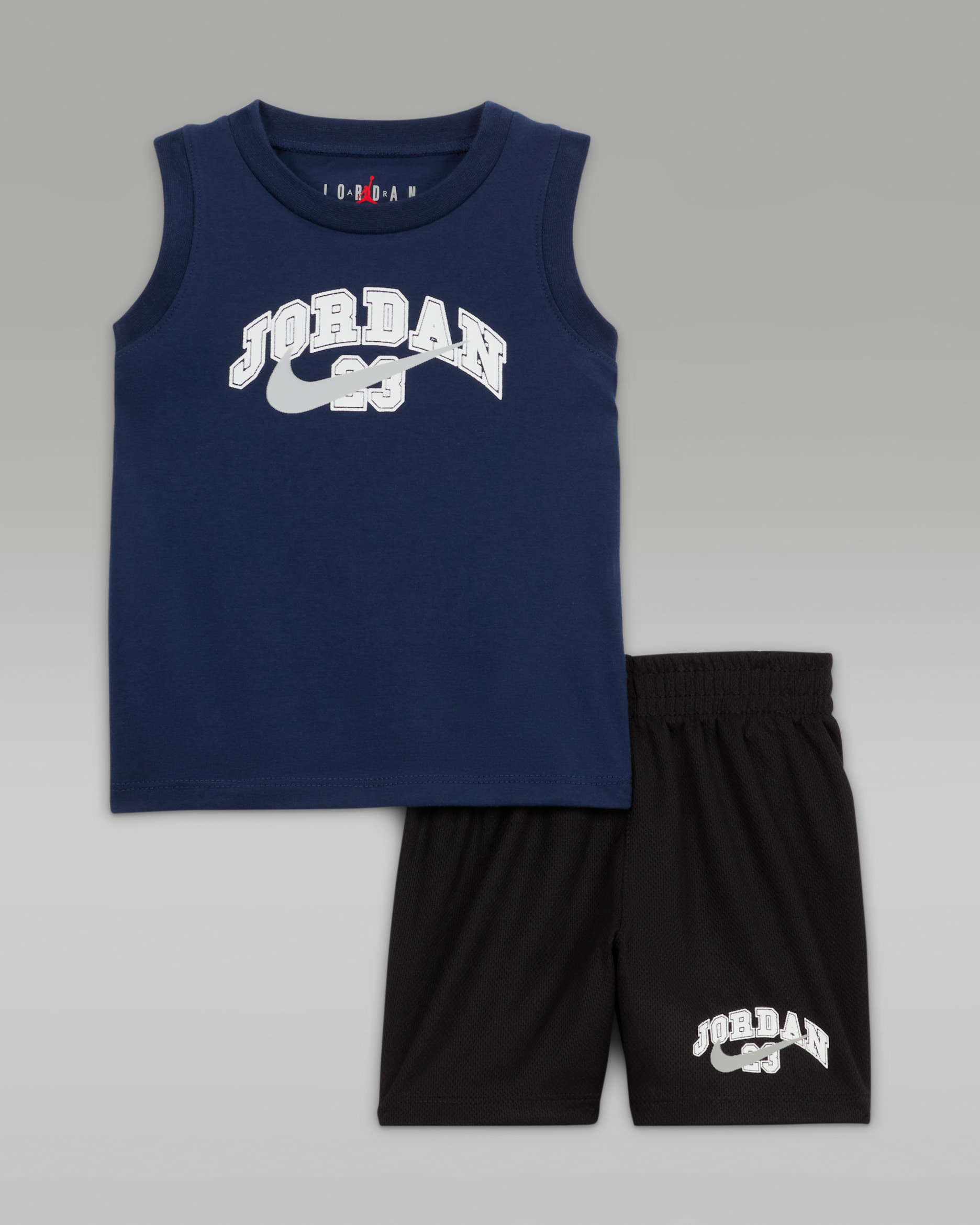 Jordan Baby (12-24M) MVP 23 Tank and Shorts Set - Black