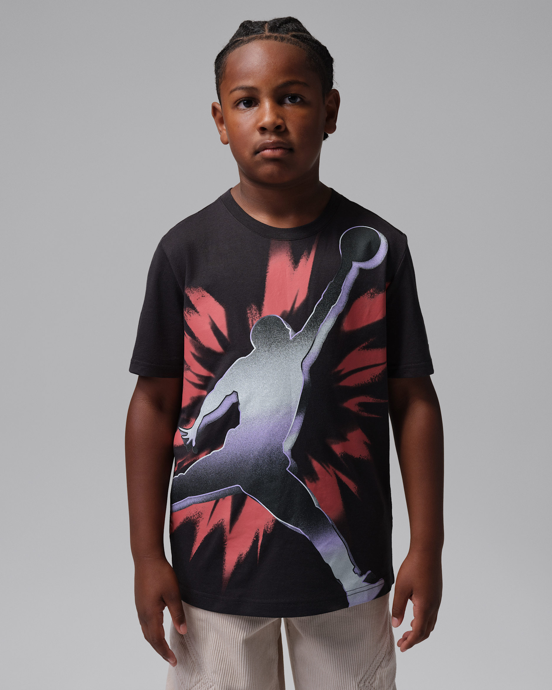 T-shirt Chrome Jumpman Jordan pour pré-ado - Off Noir