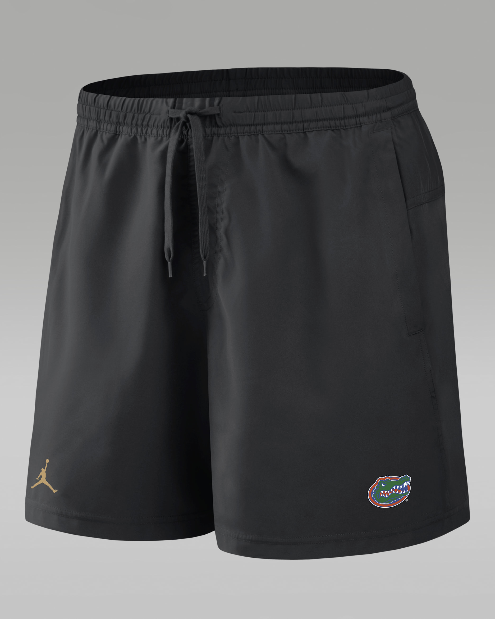 Shorts universitarios marca Jordan Dri-FIT Form para hombre Florida Primetime Primary Logo - Negro