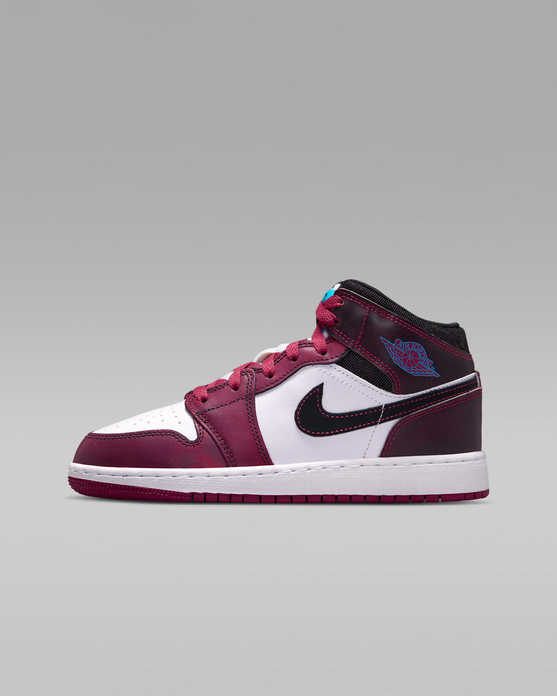Scarpa Air Jordan 1 Mid SE – Ragazzo/a - Sweet Beet/Off Noir/Bianco/Desert Pink