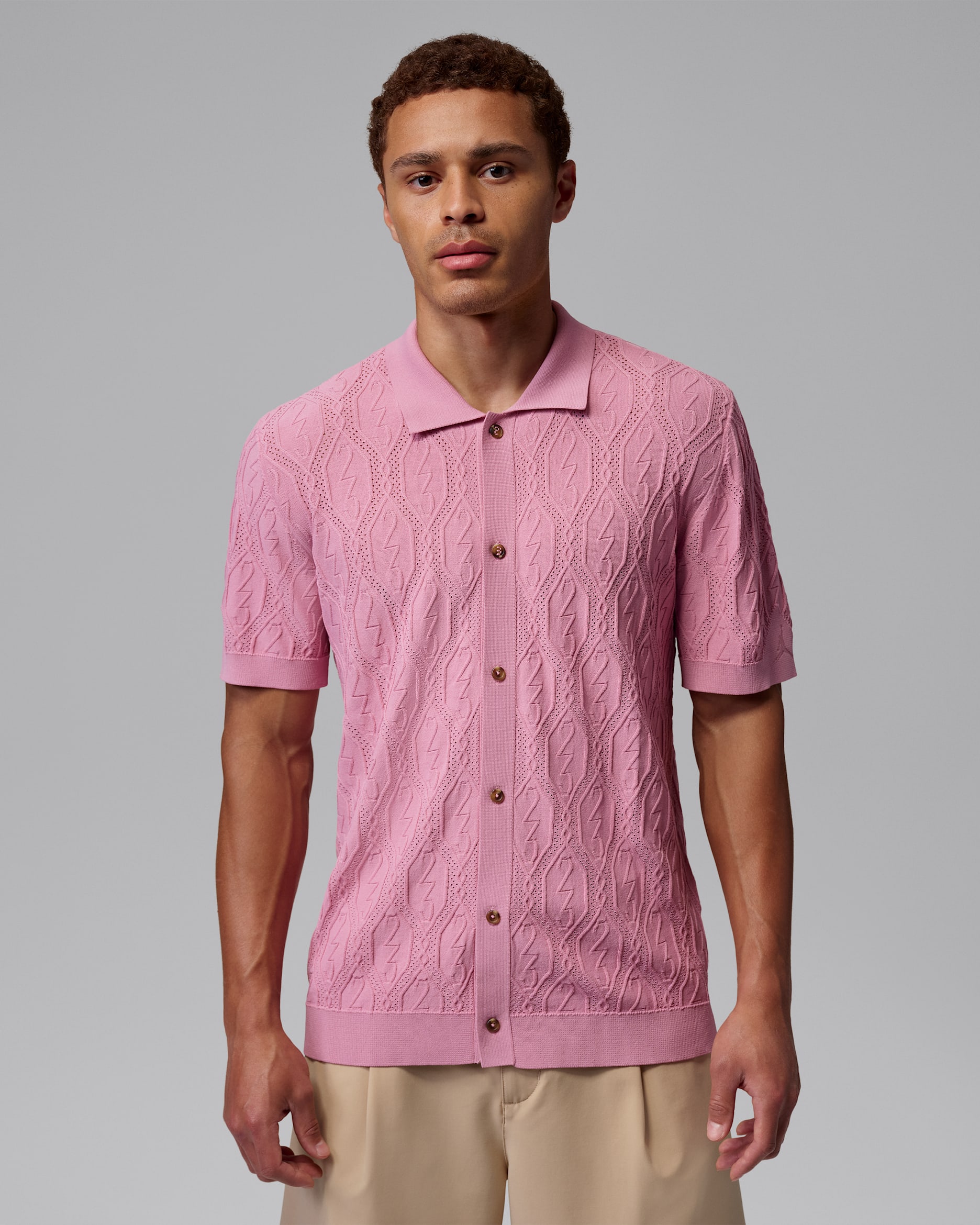 Jordan Sport Men's Golf Button-Down - Elemental Pink
