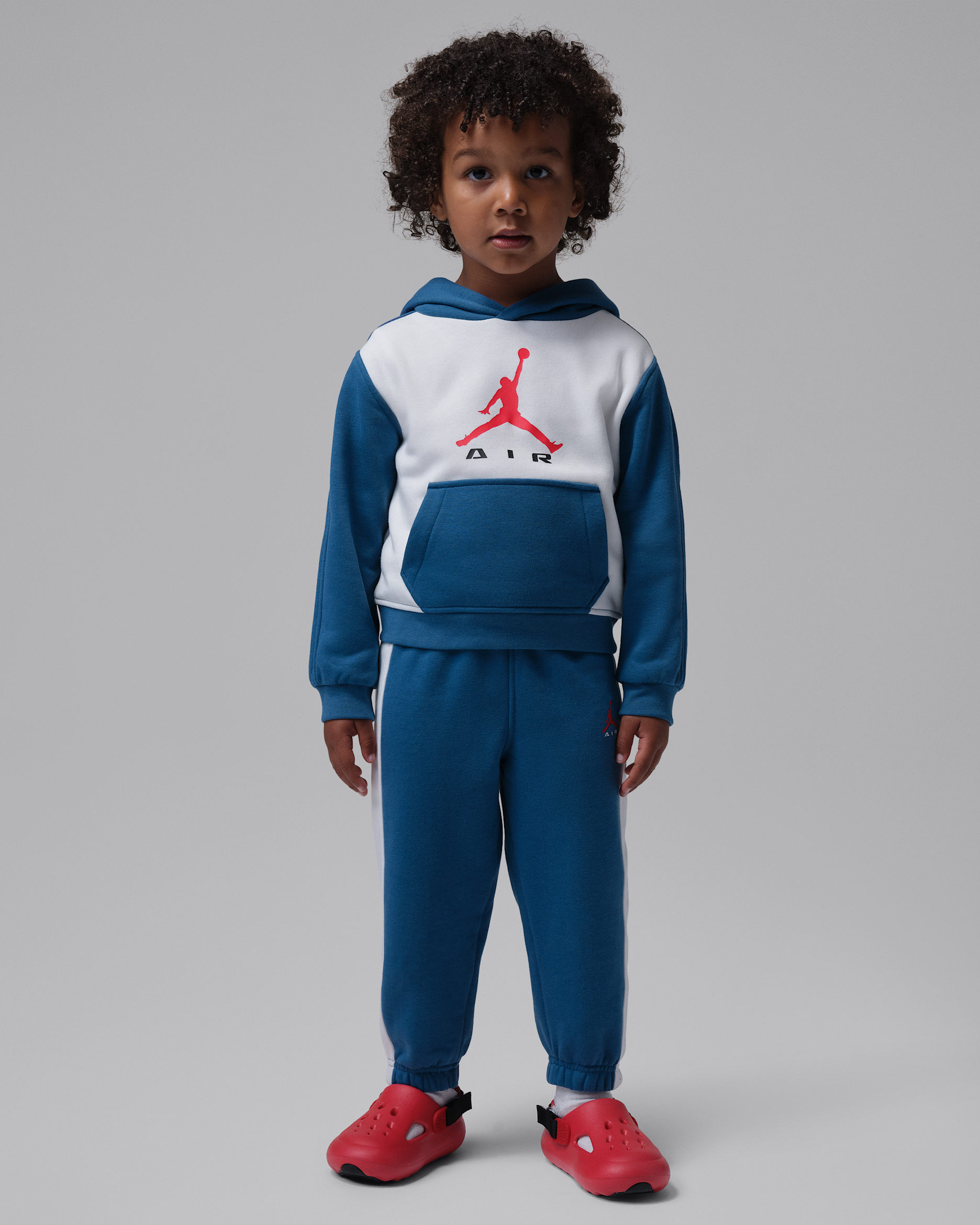 Ensemble deux pièces avec sweat à capuche Air Jordan pour tout-petit - True Blue