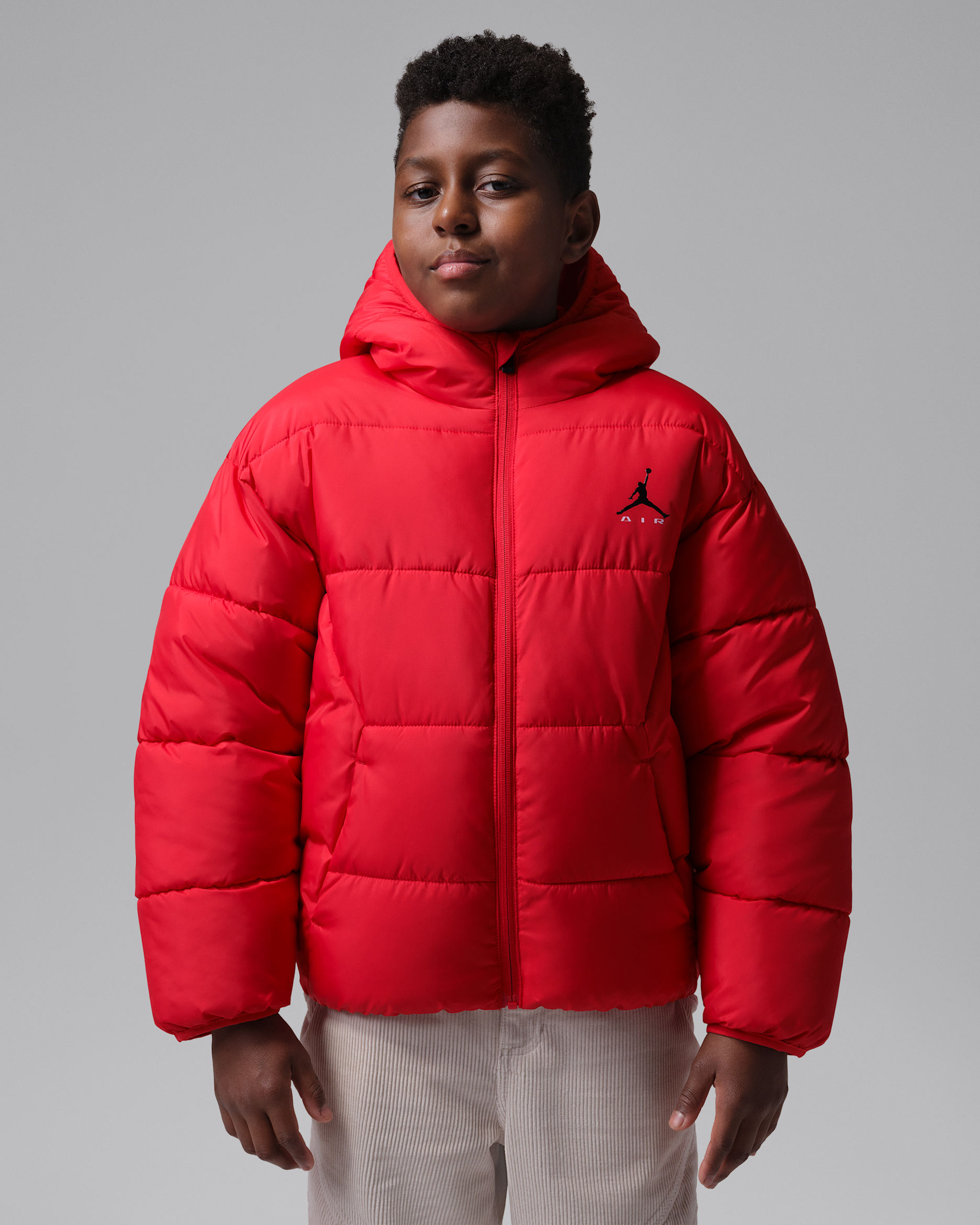 Casaco almofadado com grafismo Jordan Brooklyn para Júnior - Vermelho University