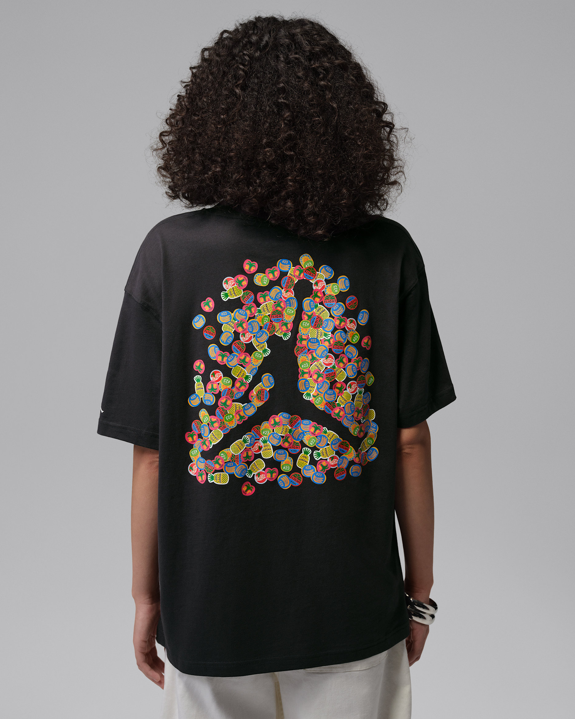 Jordan Brooklyn Women's Graphic T-Shirt - Off Noir/White