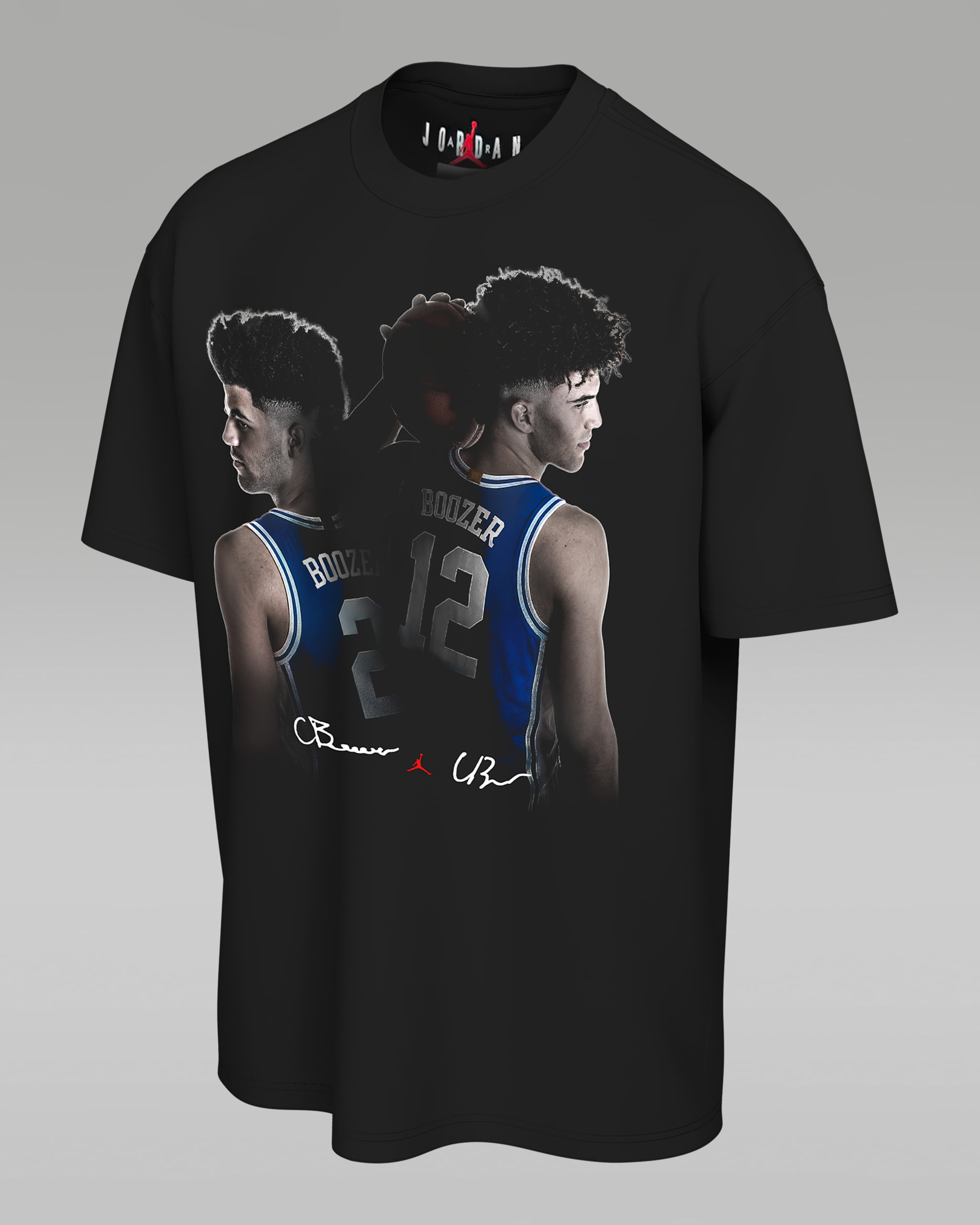 Cayden Boozer and Cameron Boozer Jordan T-Shirt - Black
