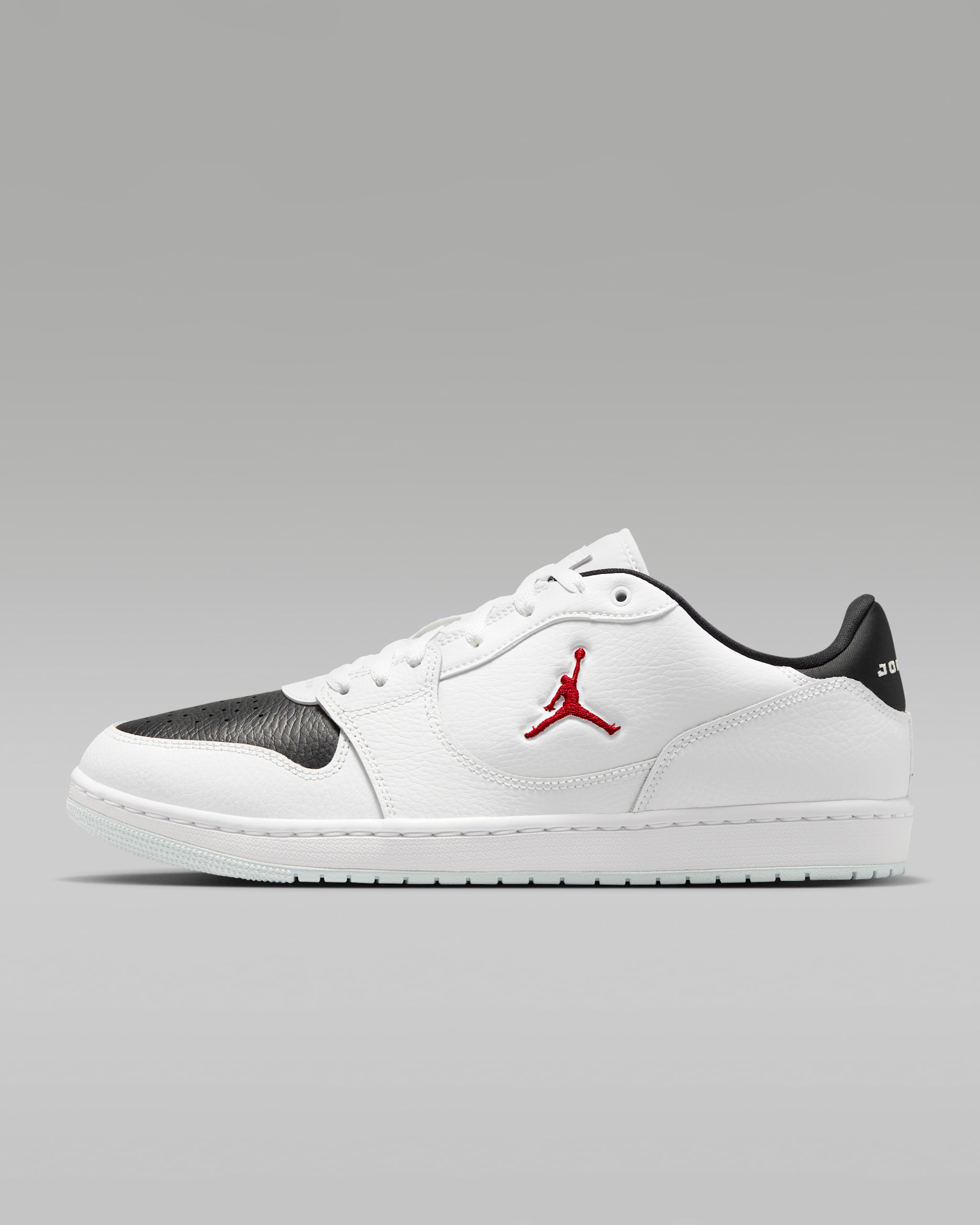 Chaussure Jordan Court Connect Low pour homme - Blanc/Noir/Gym Red