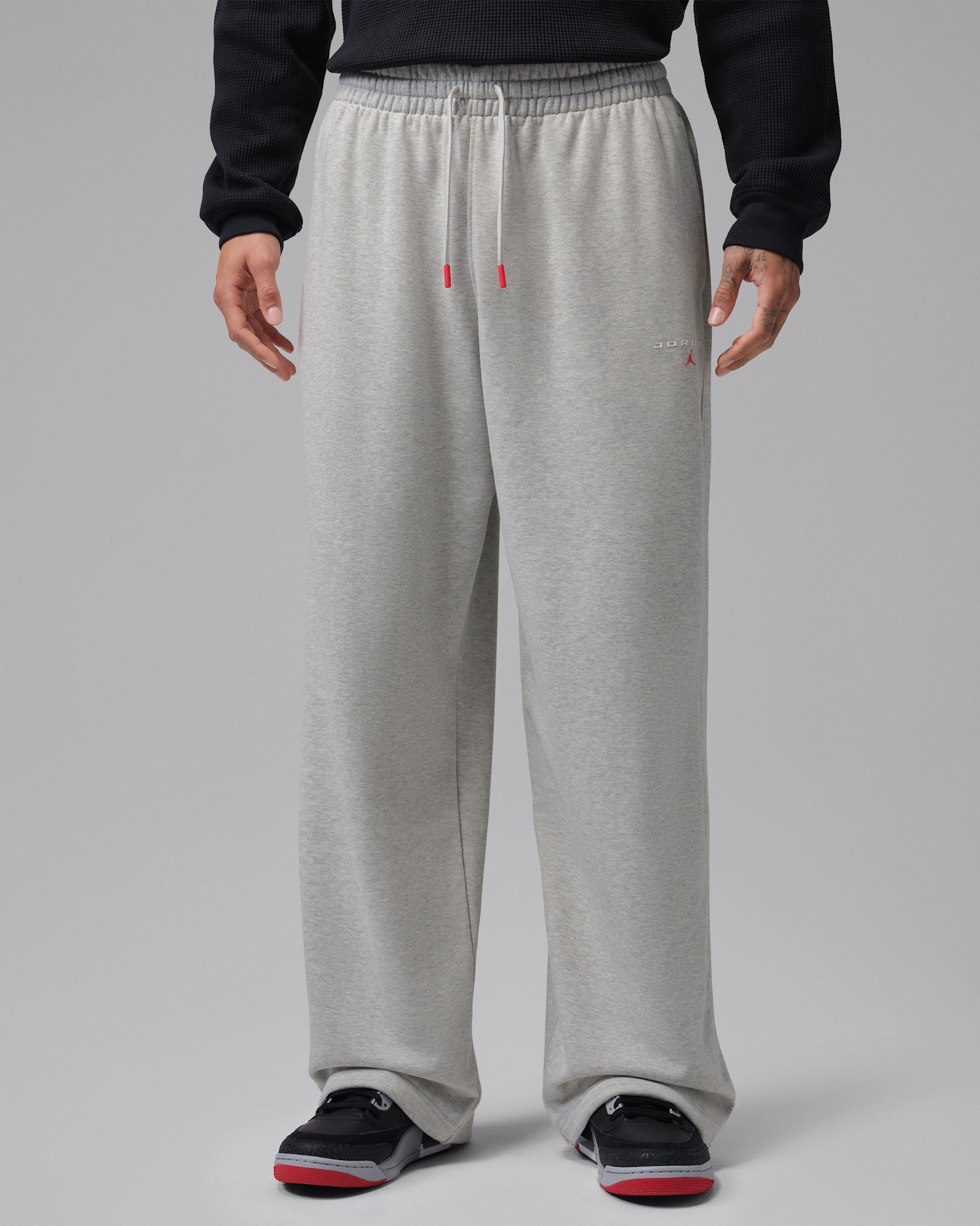 Jordan Flight Fleece Men's Trousers - Grey Heather
