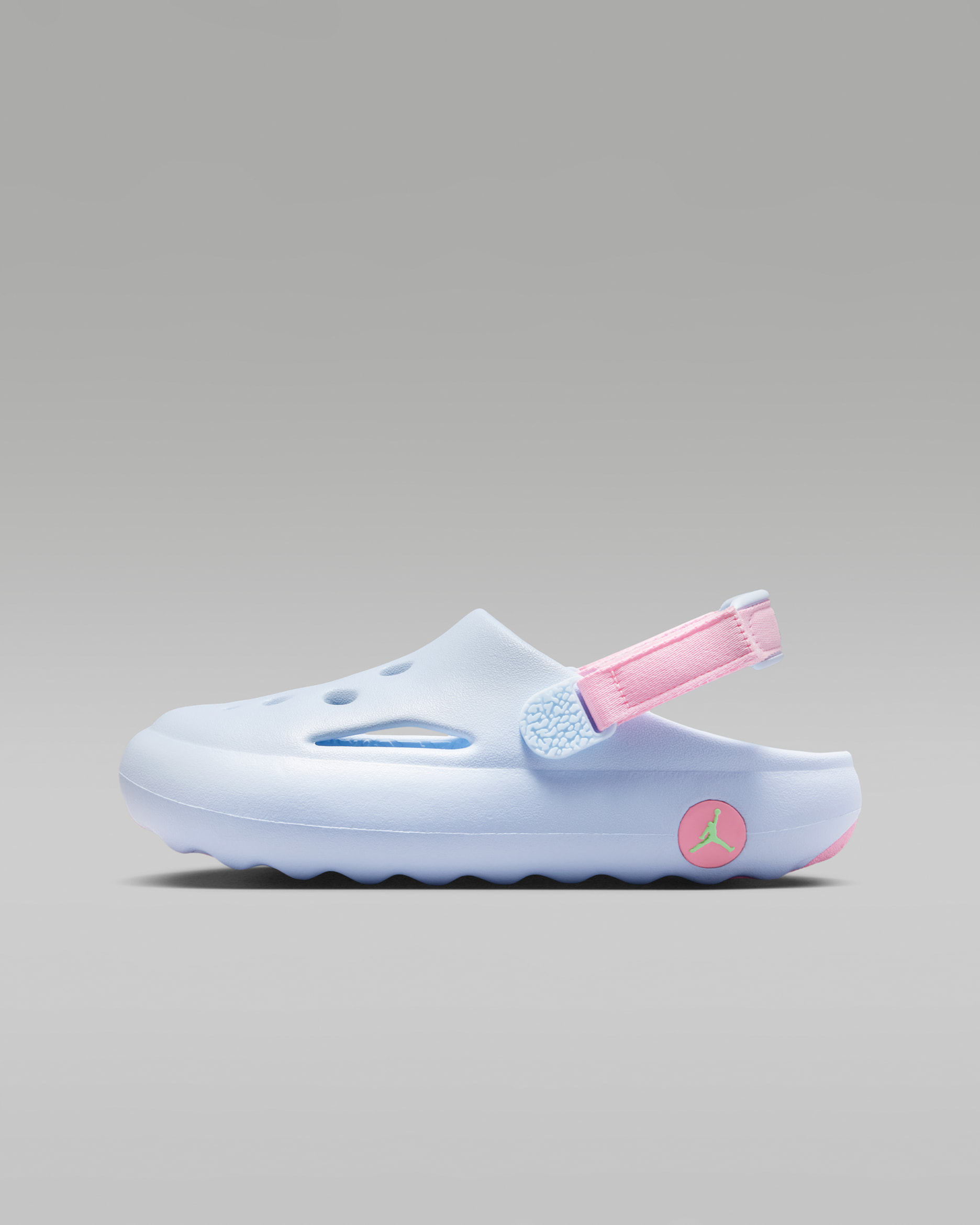 Jordan Hydrip Big Kids' Sandals - Half Blue/Medium Soft Pink/Vapor Green