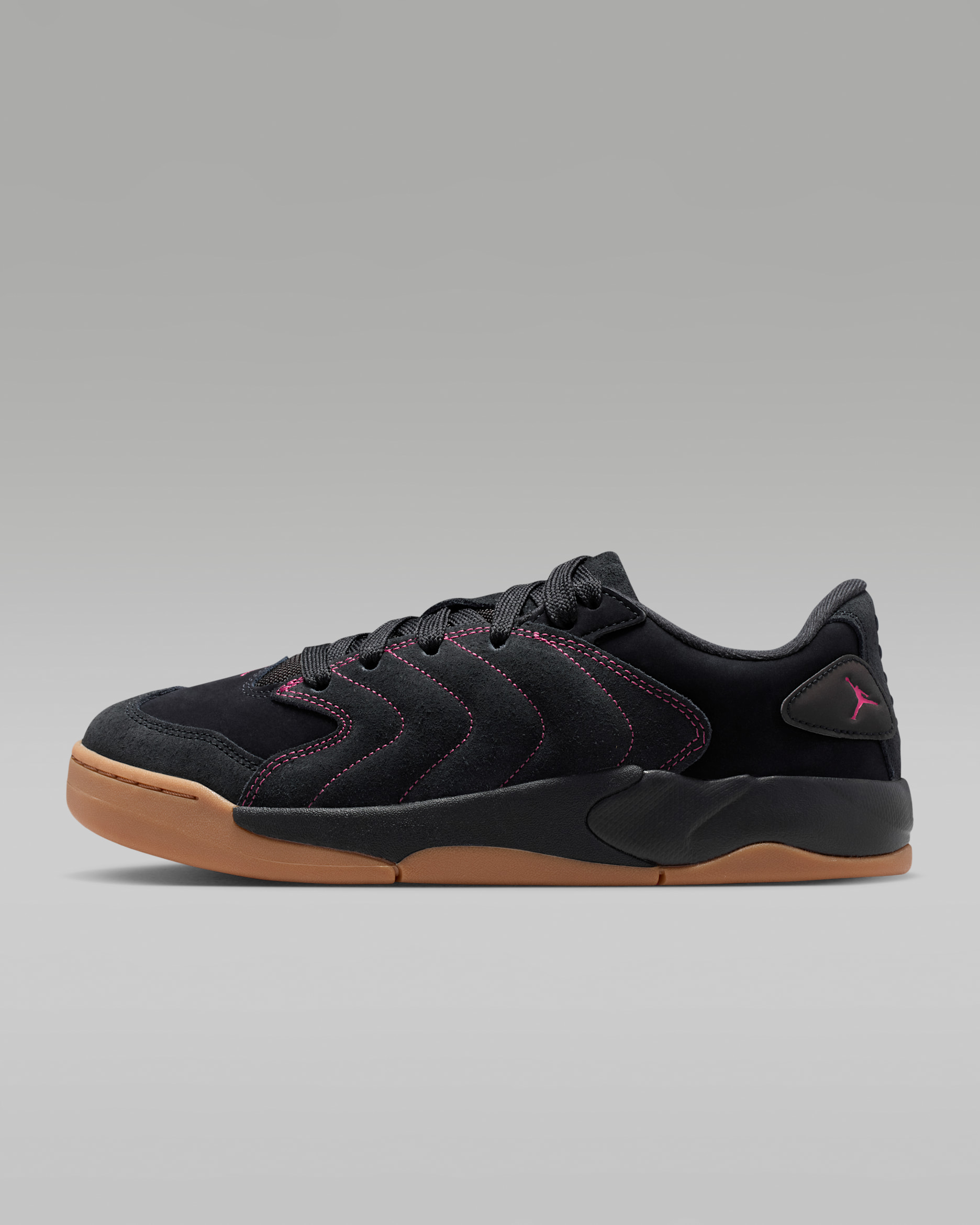 Tenis para hombre Jordan Session - Negro/Rosa paleta/Marrón medio goma/Remolacha dulce