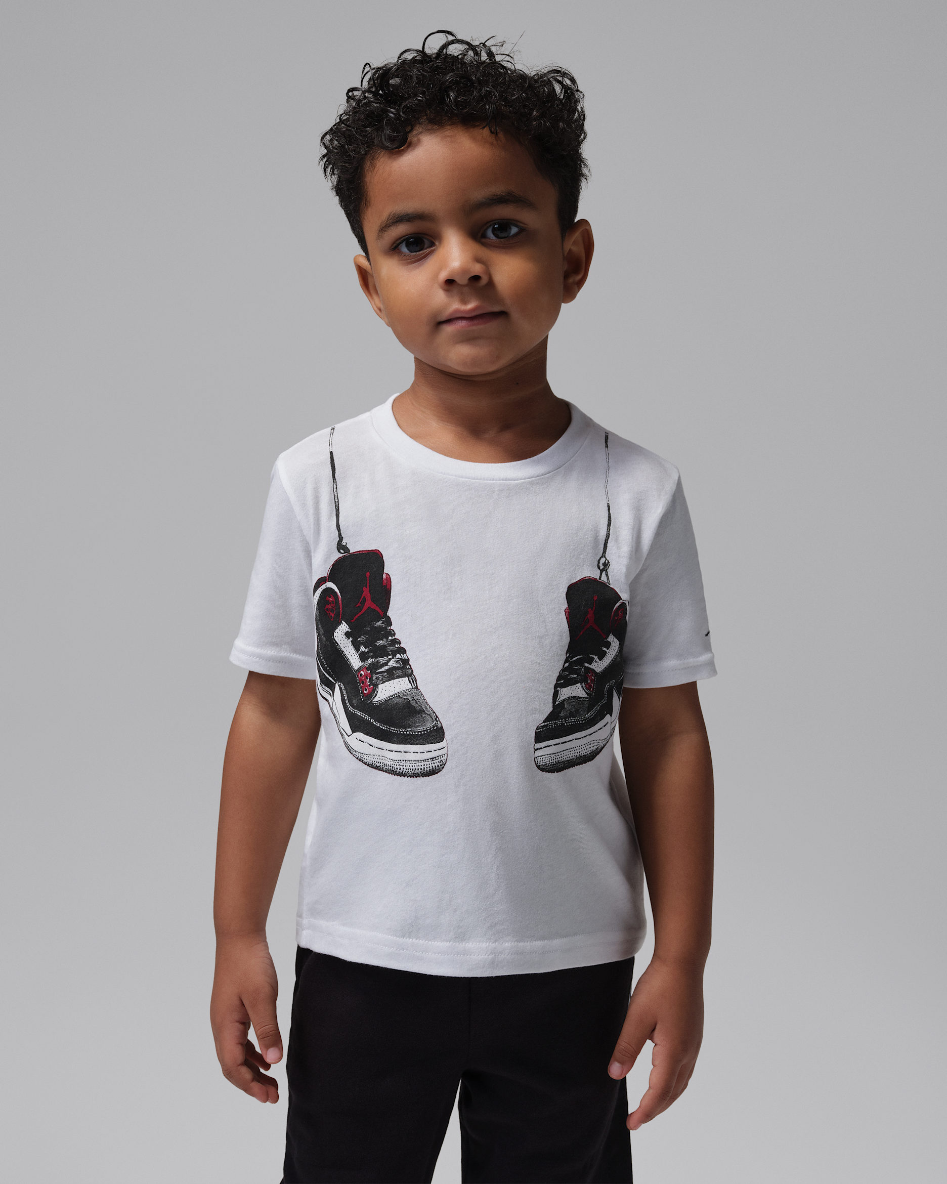 Playera AJ3 Hanging infantil Jordan - Blanco