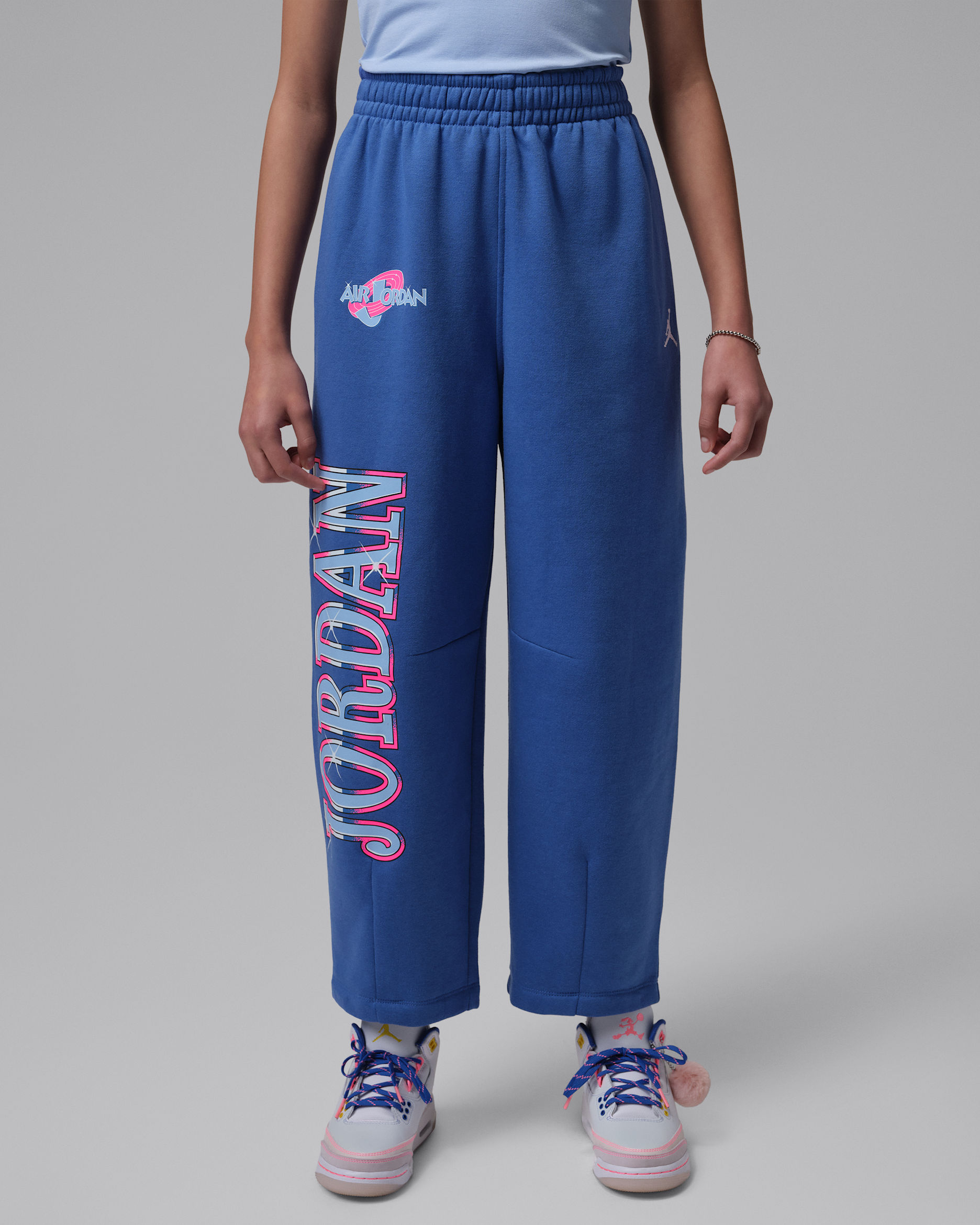 Jordan Big Kids' Space Jam 30 Jordan Fleece Pants - Varsity Royal