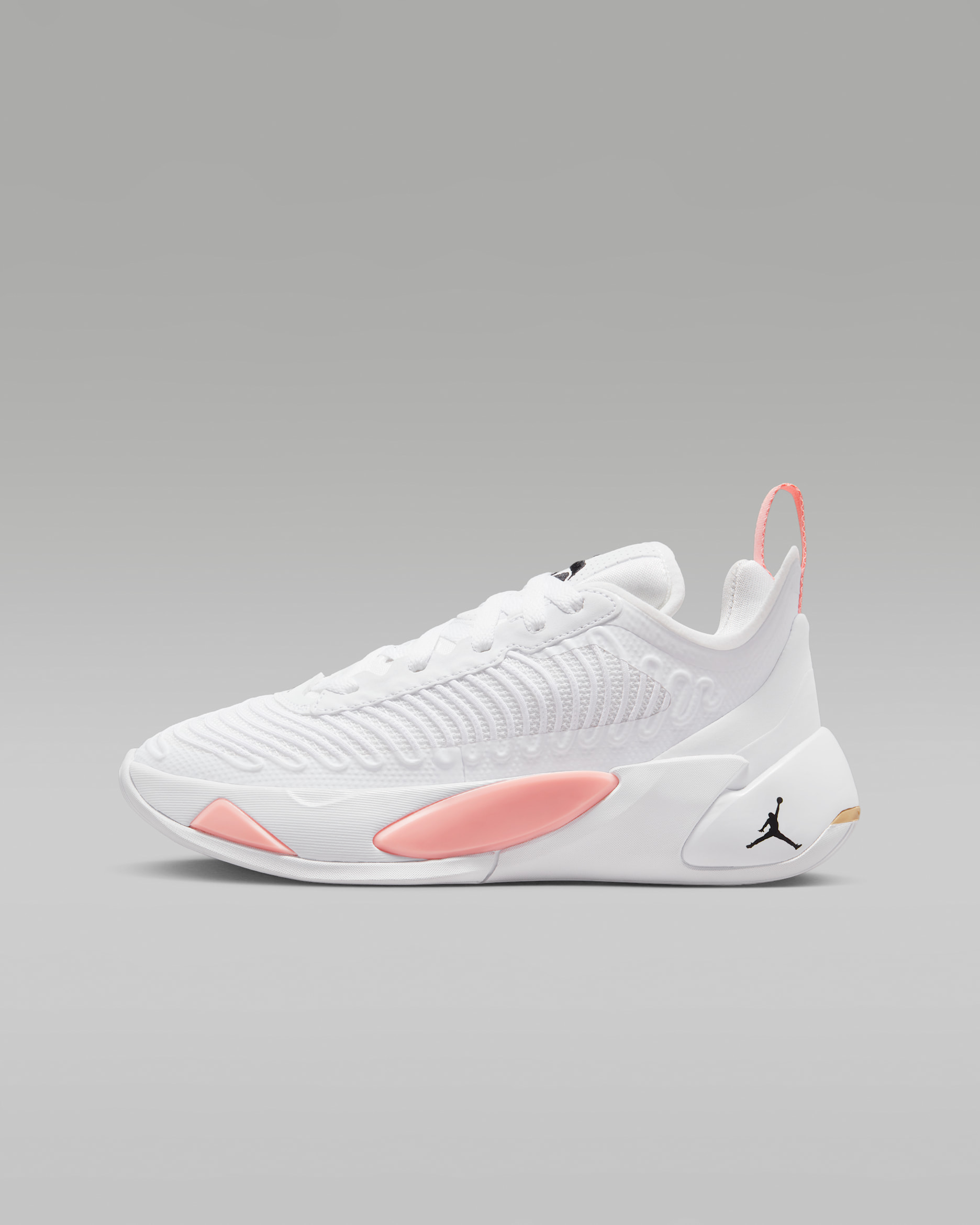 Luka 1 大童籃球鞋 - 白色/Bleached Coral/Sesame/黑色