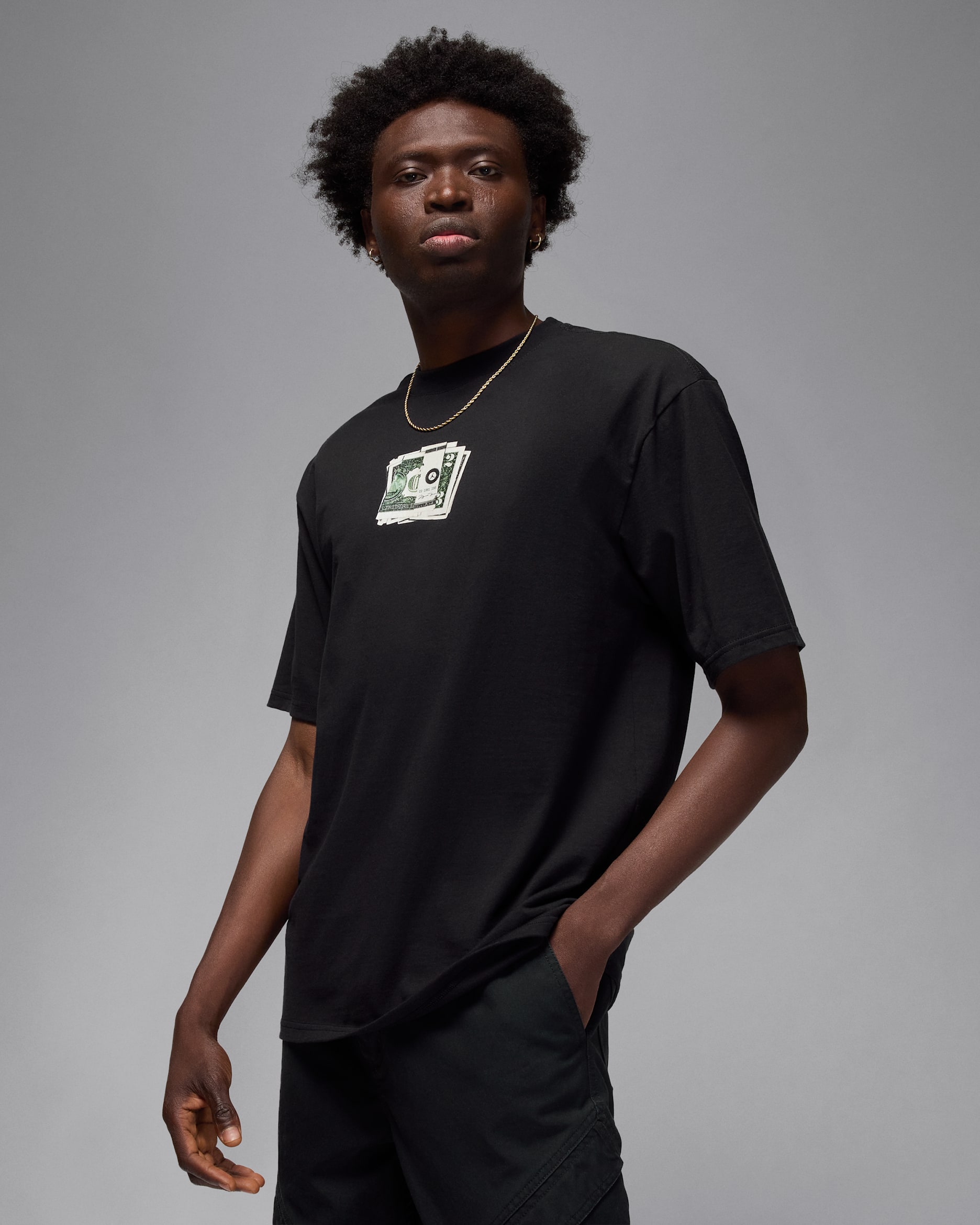 Playera para hombre Jordan AJ3 - Negro