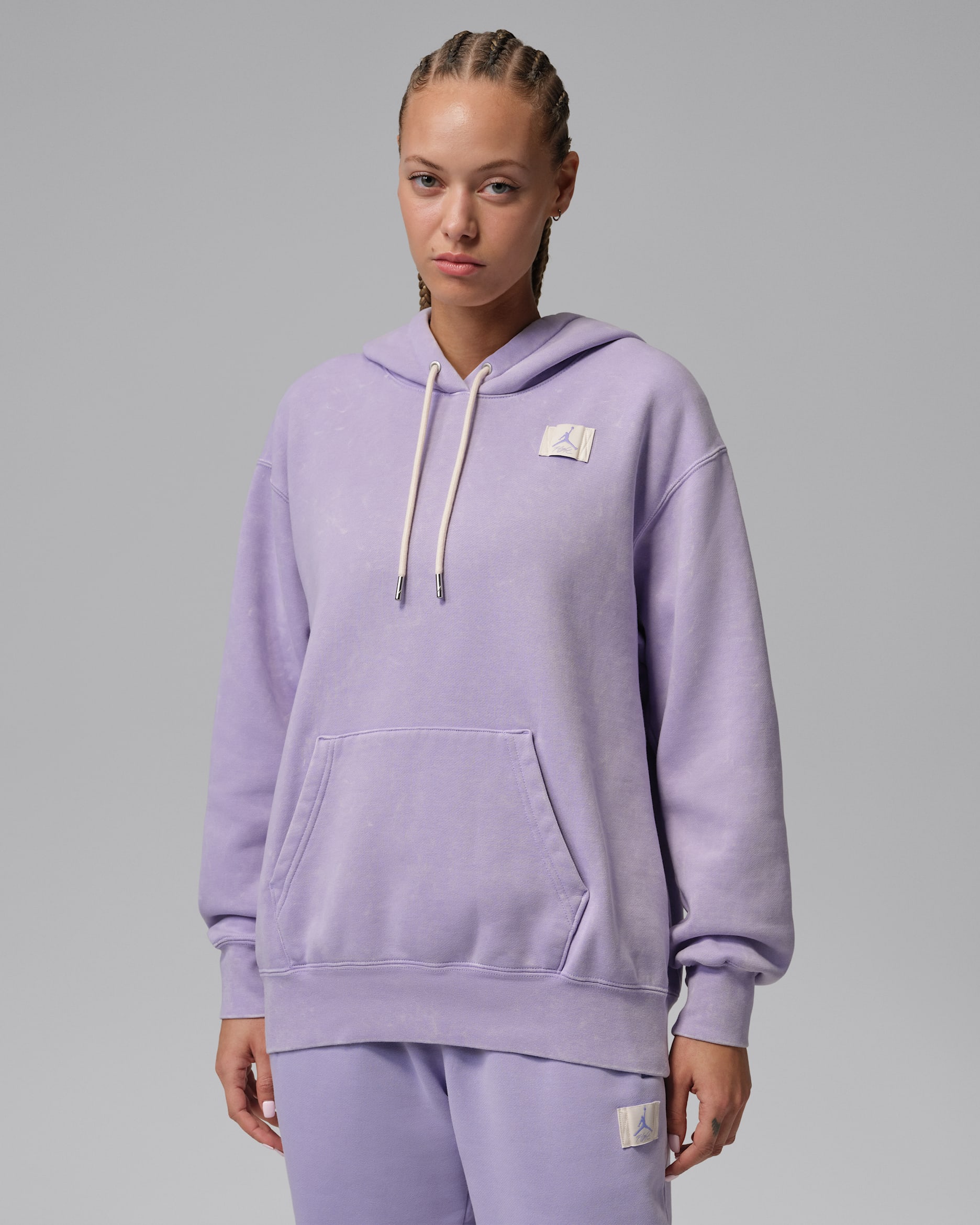 Jordan Brooklyn Fleece Women's Pullover Hoodie - Hydrangeas