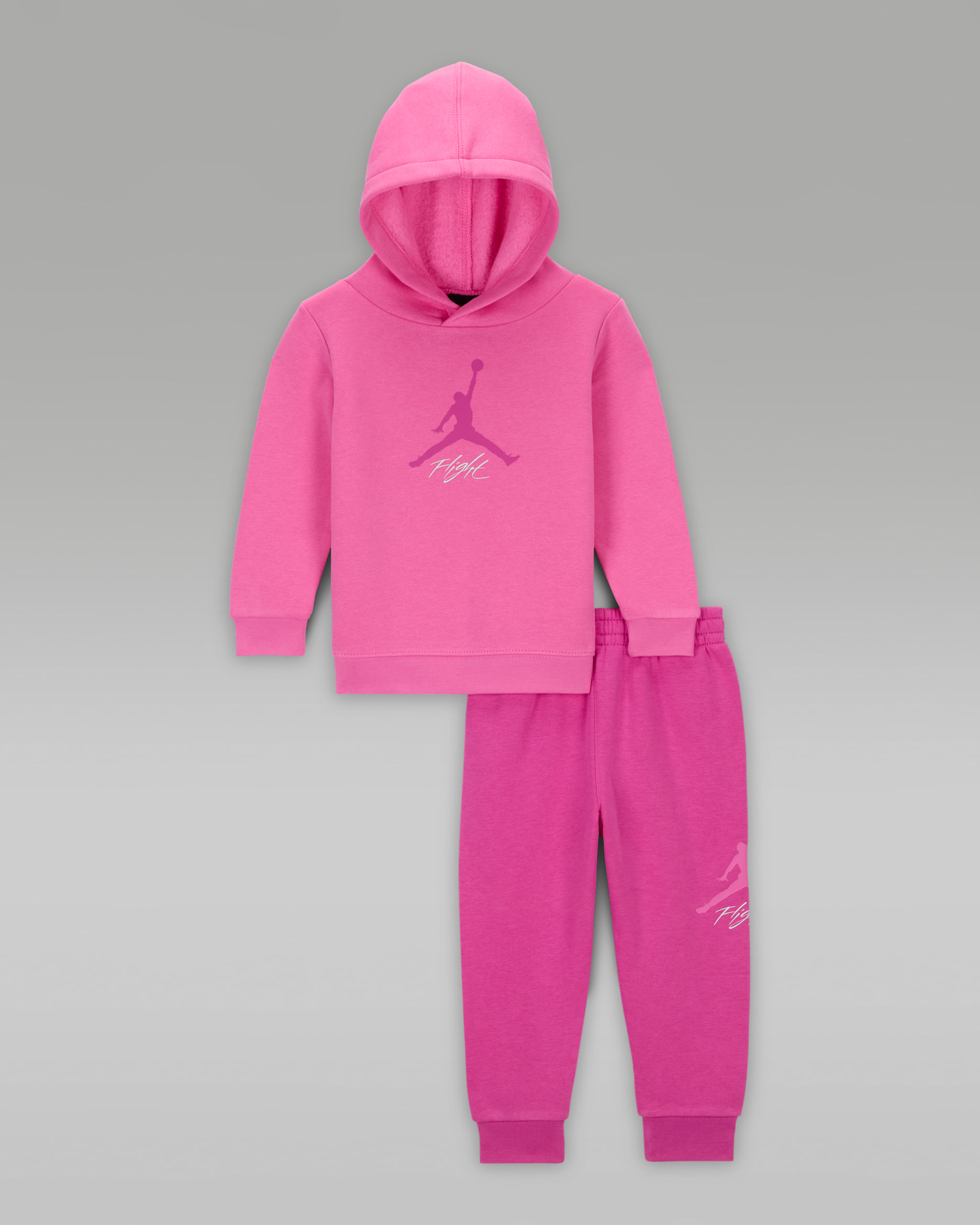 Jordan MJ Baseline 2 darabos pulóverszett babáknak (12-24 hónapos) - Fire Pink