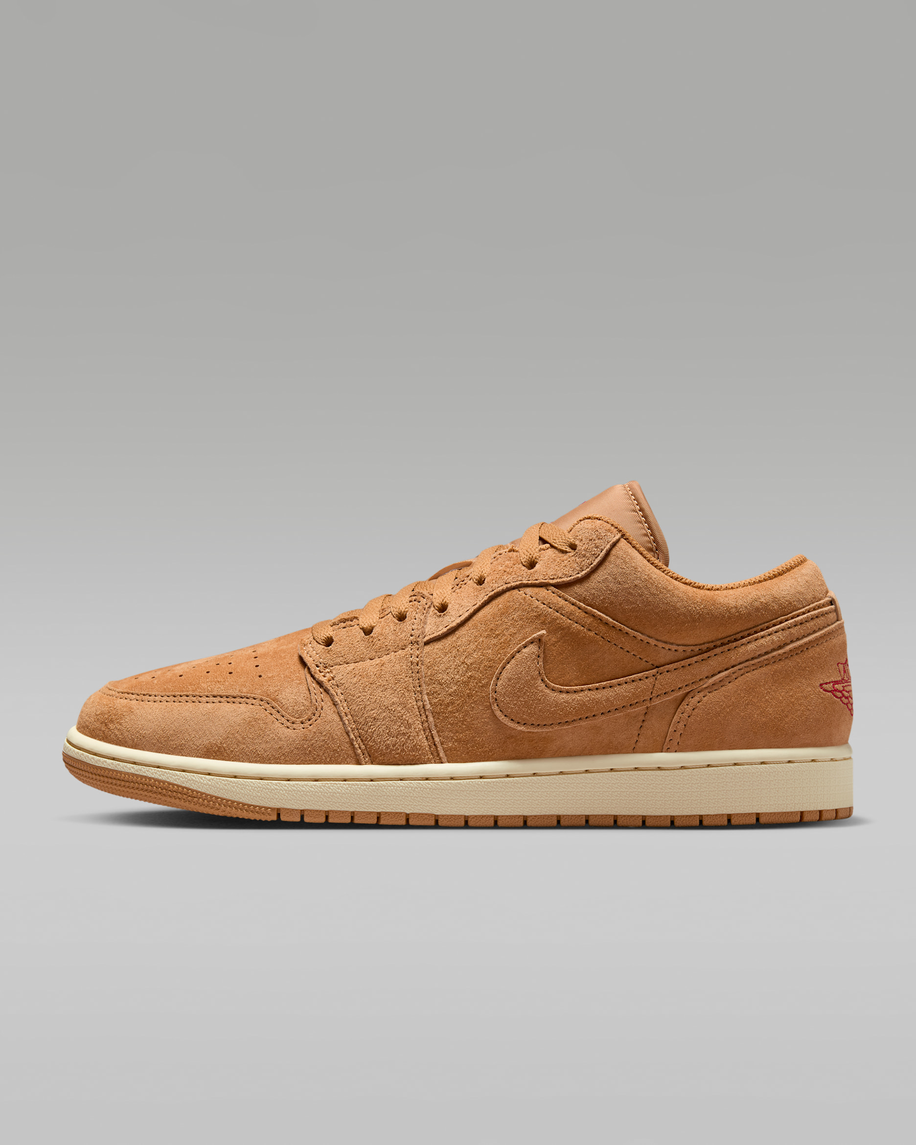 Air Jordan 1 LOW SE メンズシューズ - フラックス/バーシティレッド/モスリン/フラックス
