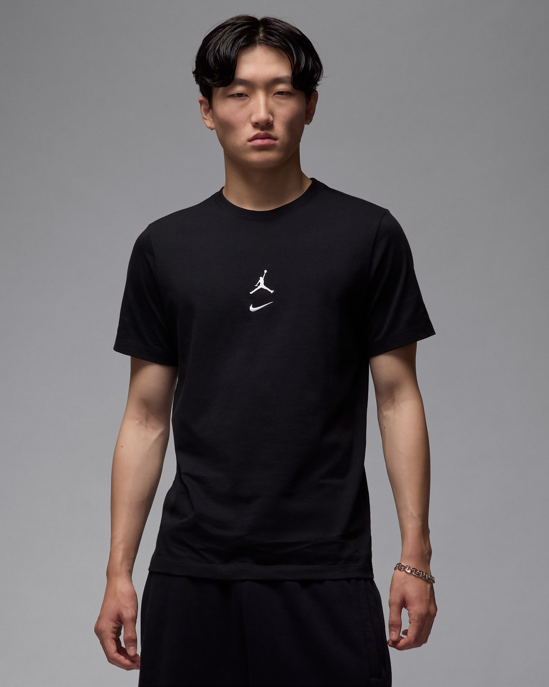 T-shirt Jumpman Jordan MVP – Uomo - Nero/Light Smoke Grey/Bianco