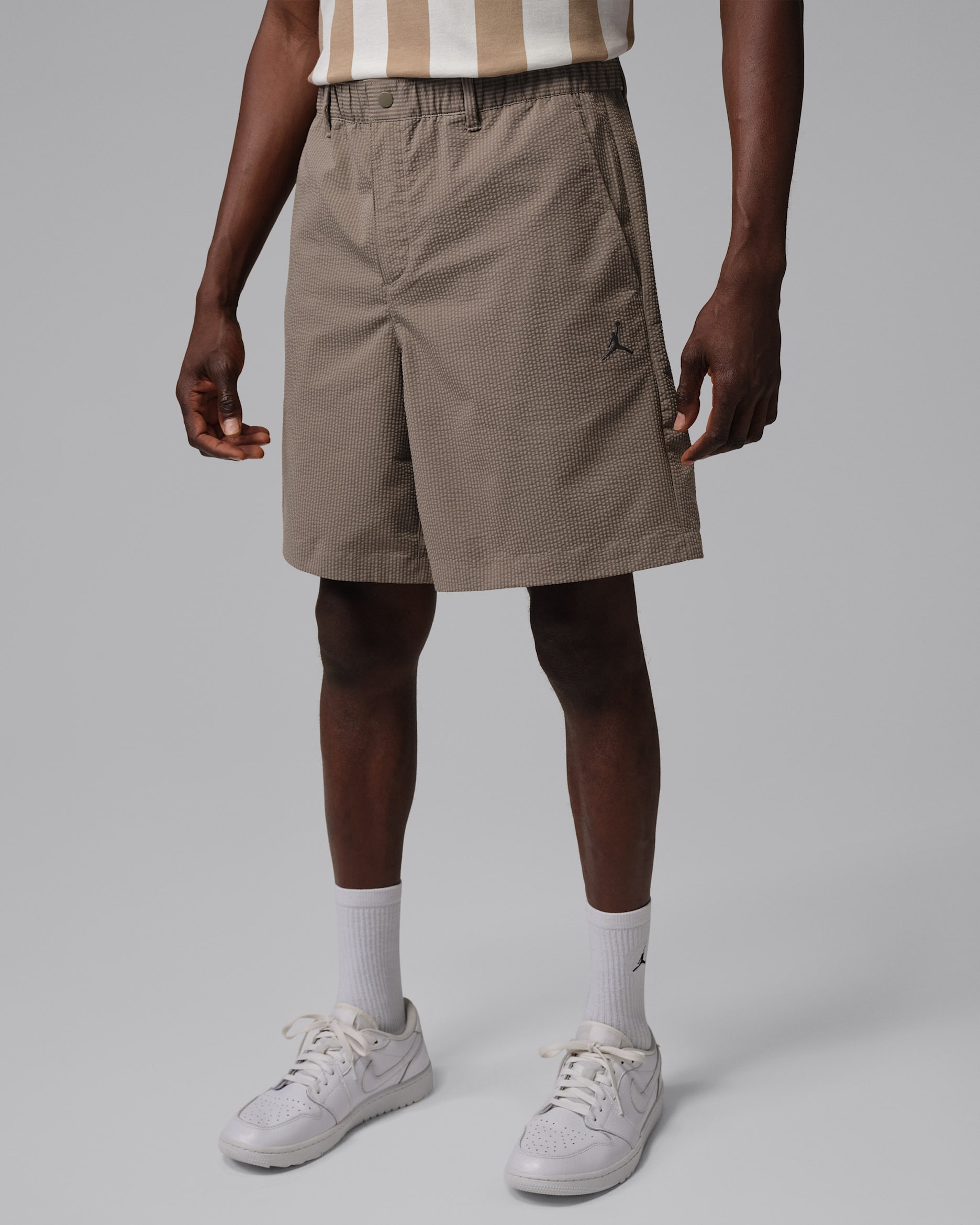 Jordan Sport golfshorts til herre - Olive Grey/Anthracite
