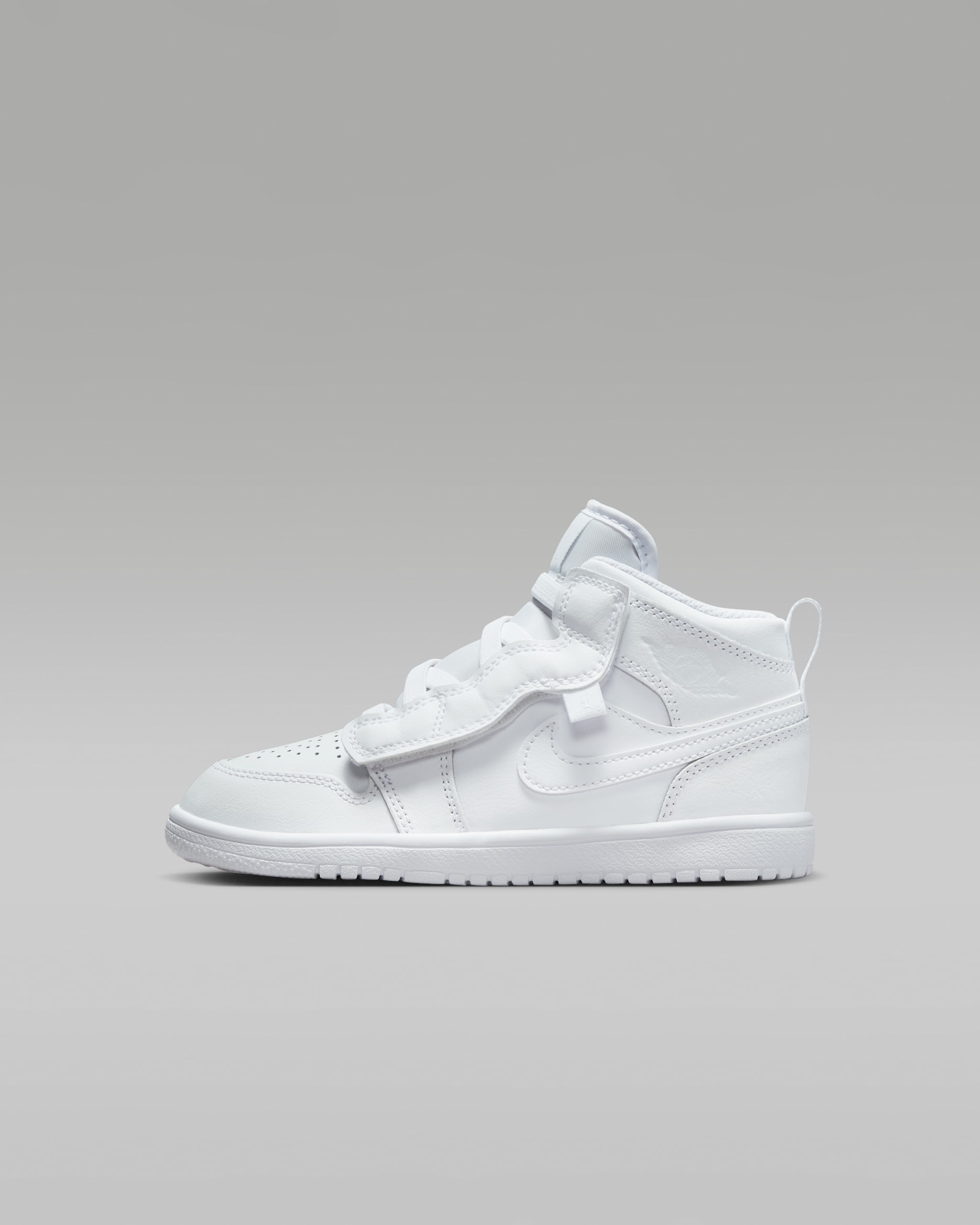 รองเท้าเด็กเล็ก Jordan 1 Mid - ขาว/ขาว/ขาว