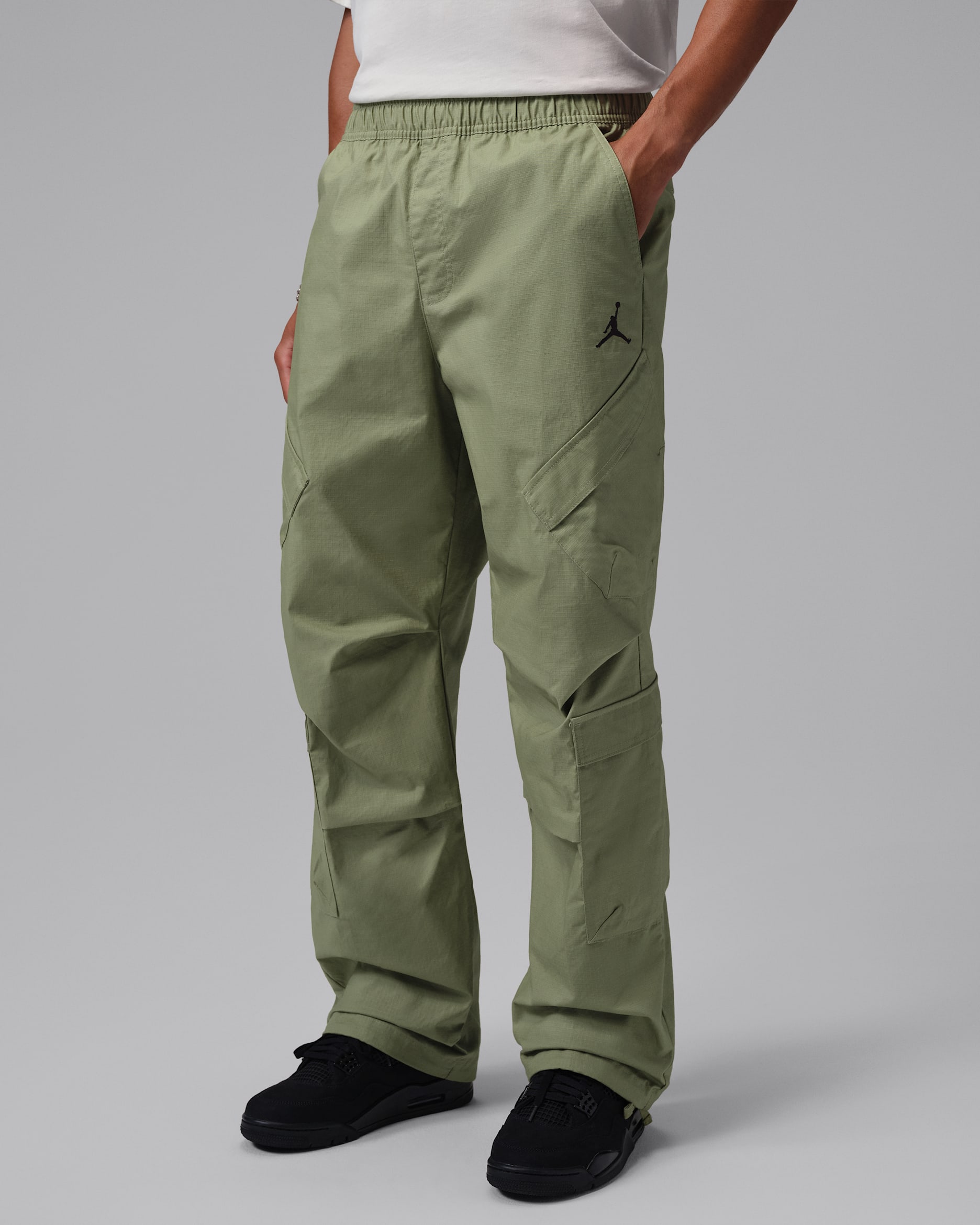 Jordan Flight Men's Utility Trousers - Alligator/Black