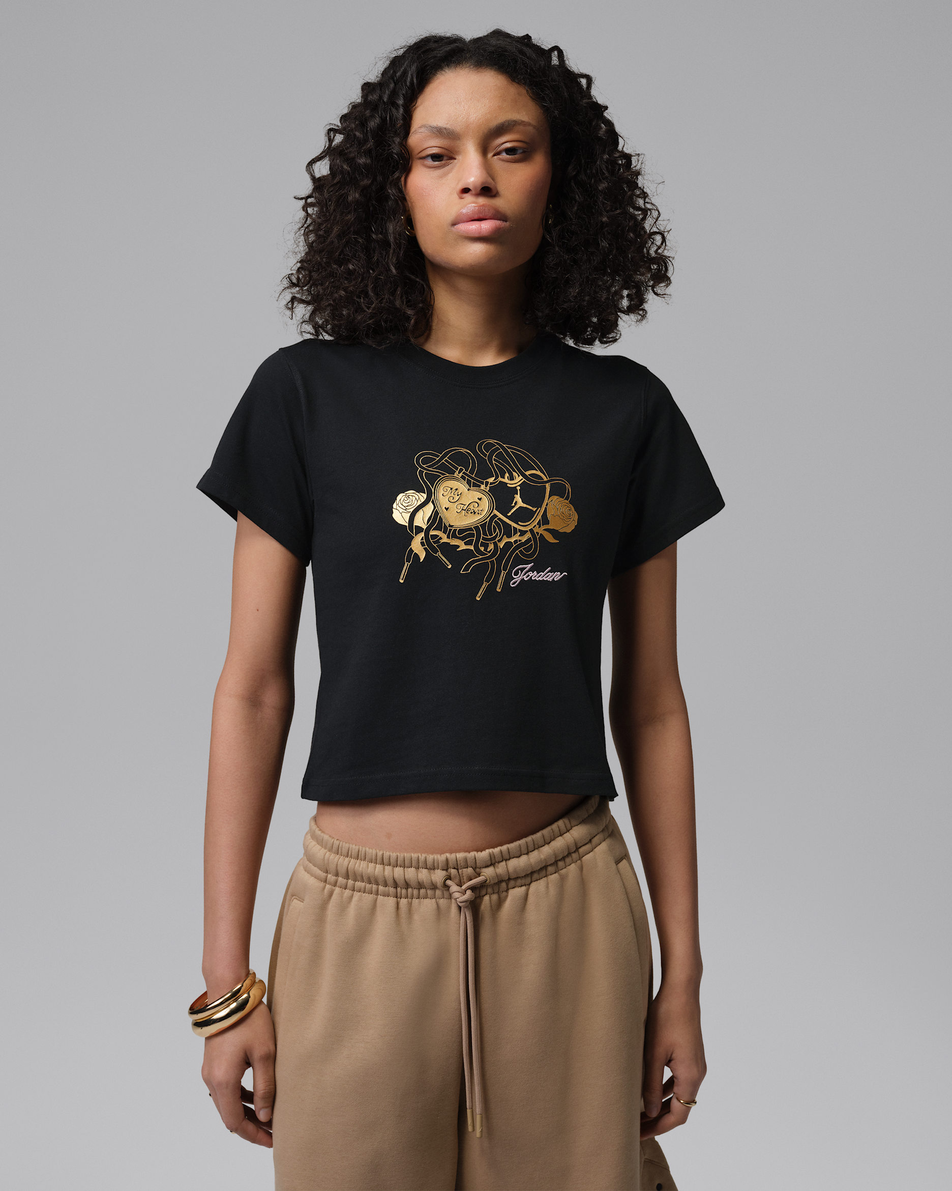 Jordan Brooklyn Women's Graphic T-Shirt - Black
