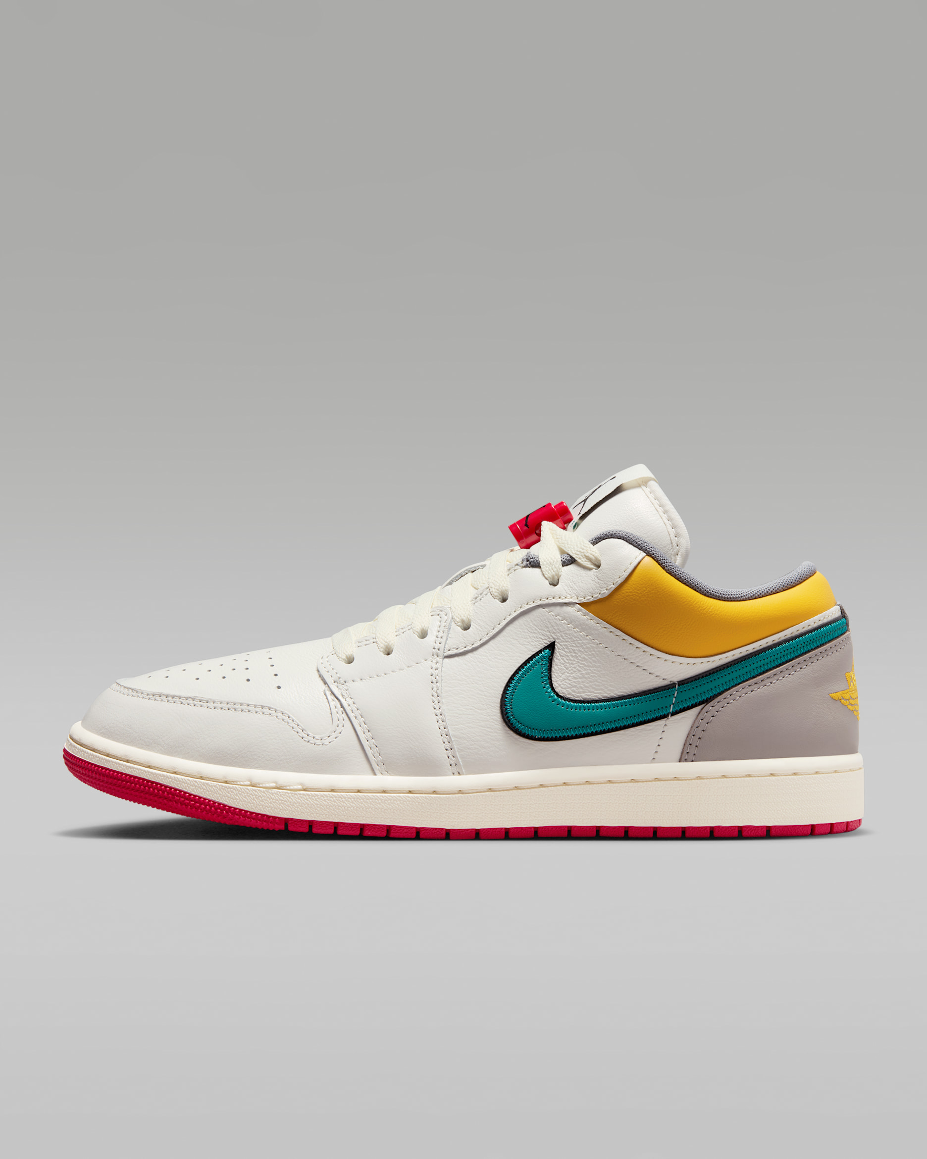 エア ジョーダン 1 LOW プレミアム メンズシューズ - セイル/カシミア/カレッジグレー/ブレイブブルー