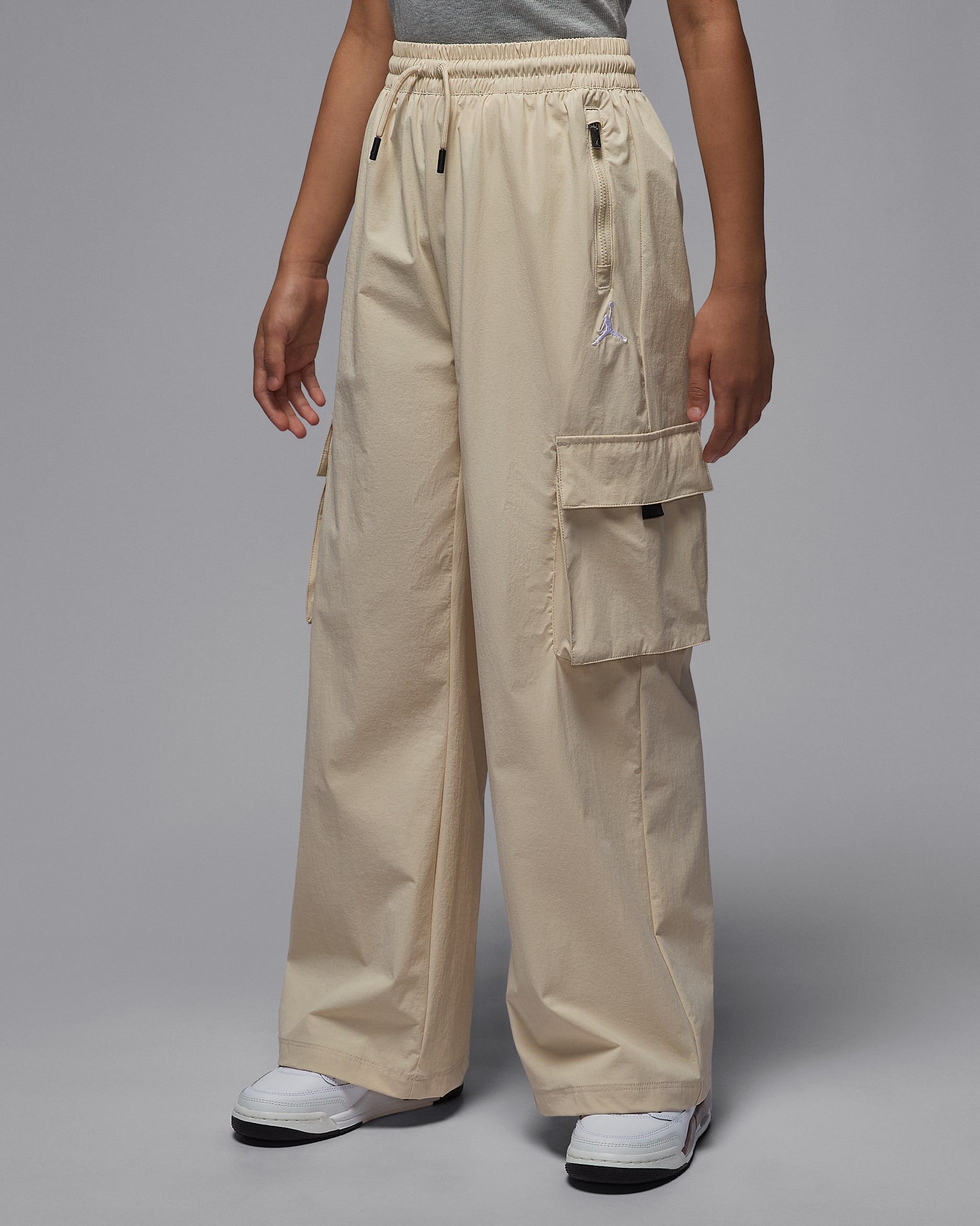 Jordan Big Kids' Post Up Open Cargo Pants - Legend Light Brown