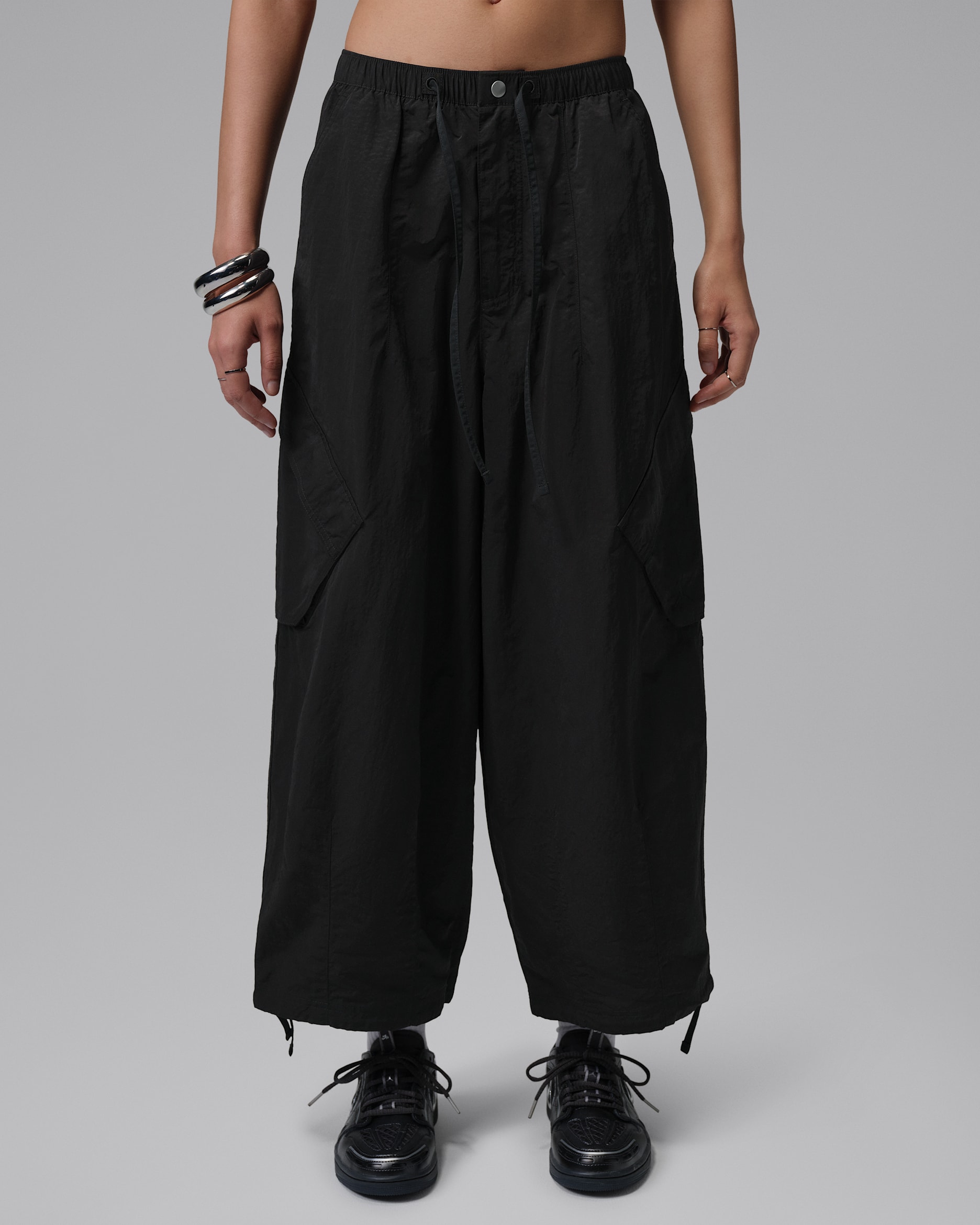Jordan Flight Chicago Women's Parachute Pants - Black/Black