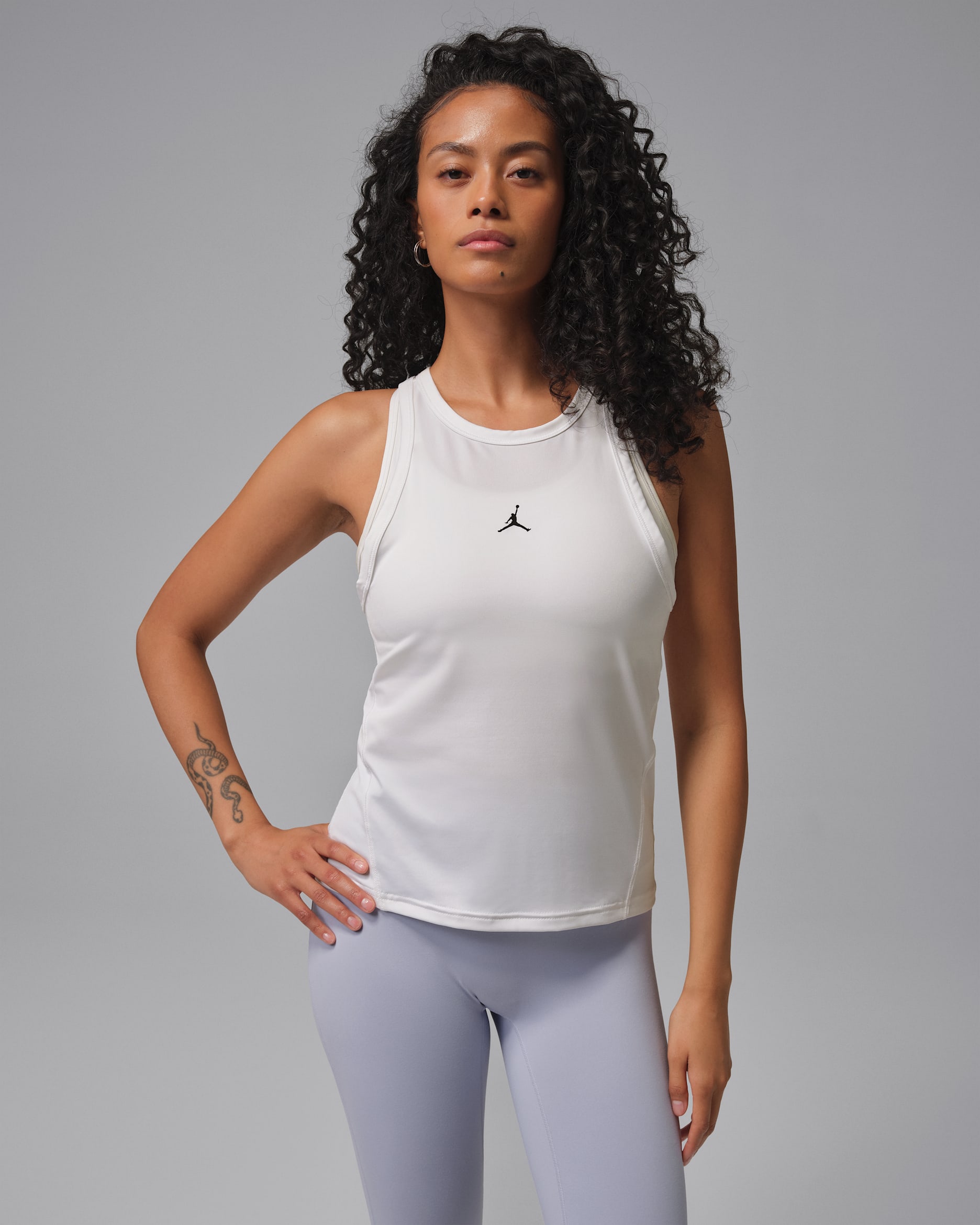 Jordan Sport Essentials Women's Dri-FIT Sleeveless Top - White/Black