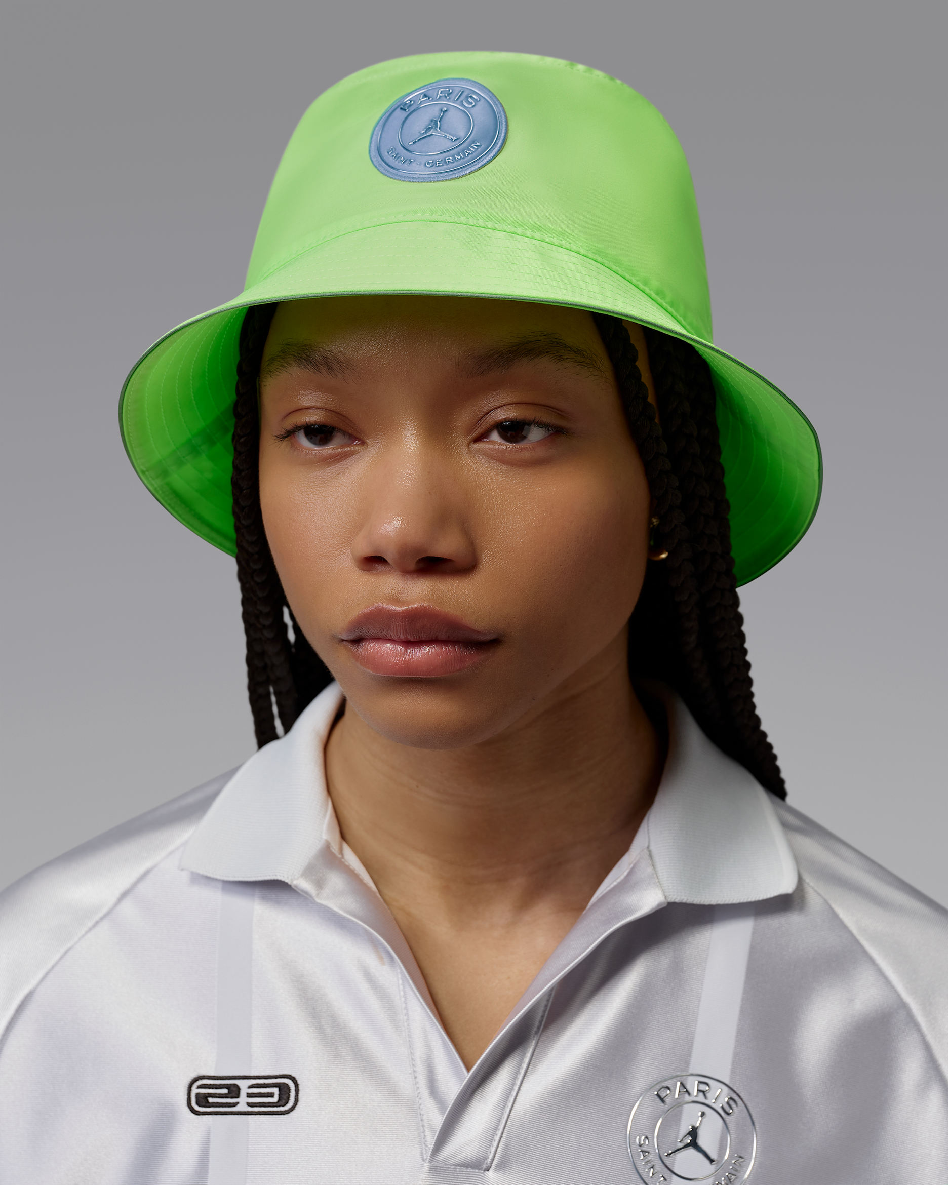 Paris Saint-Germain Apex Bucket Hat - Ghost Green/Chrome