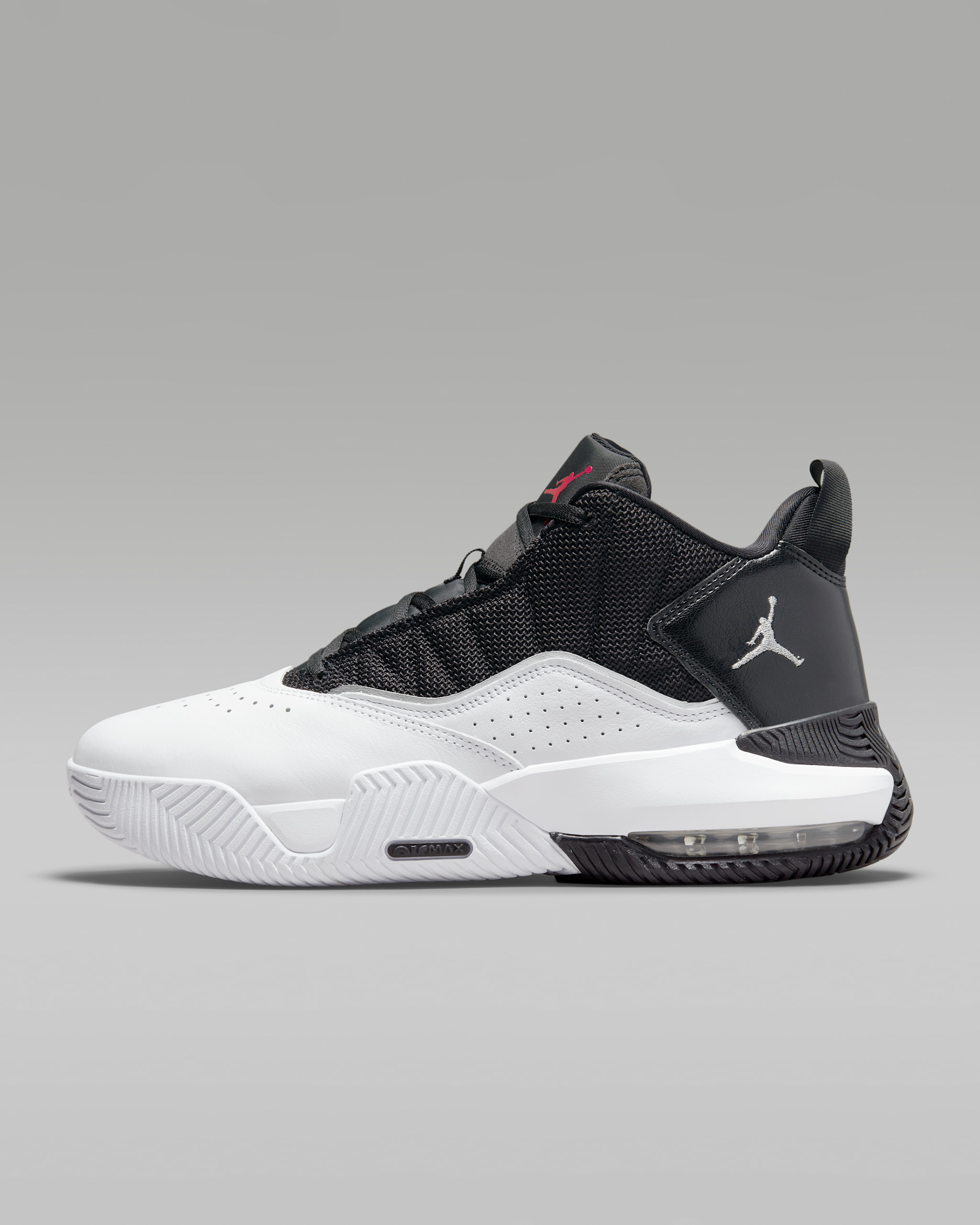 ジョーダン ステイ ロイヤル シューズ - ブラック/ホワイト/メタリックシルバー/ユニバーシティレッド