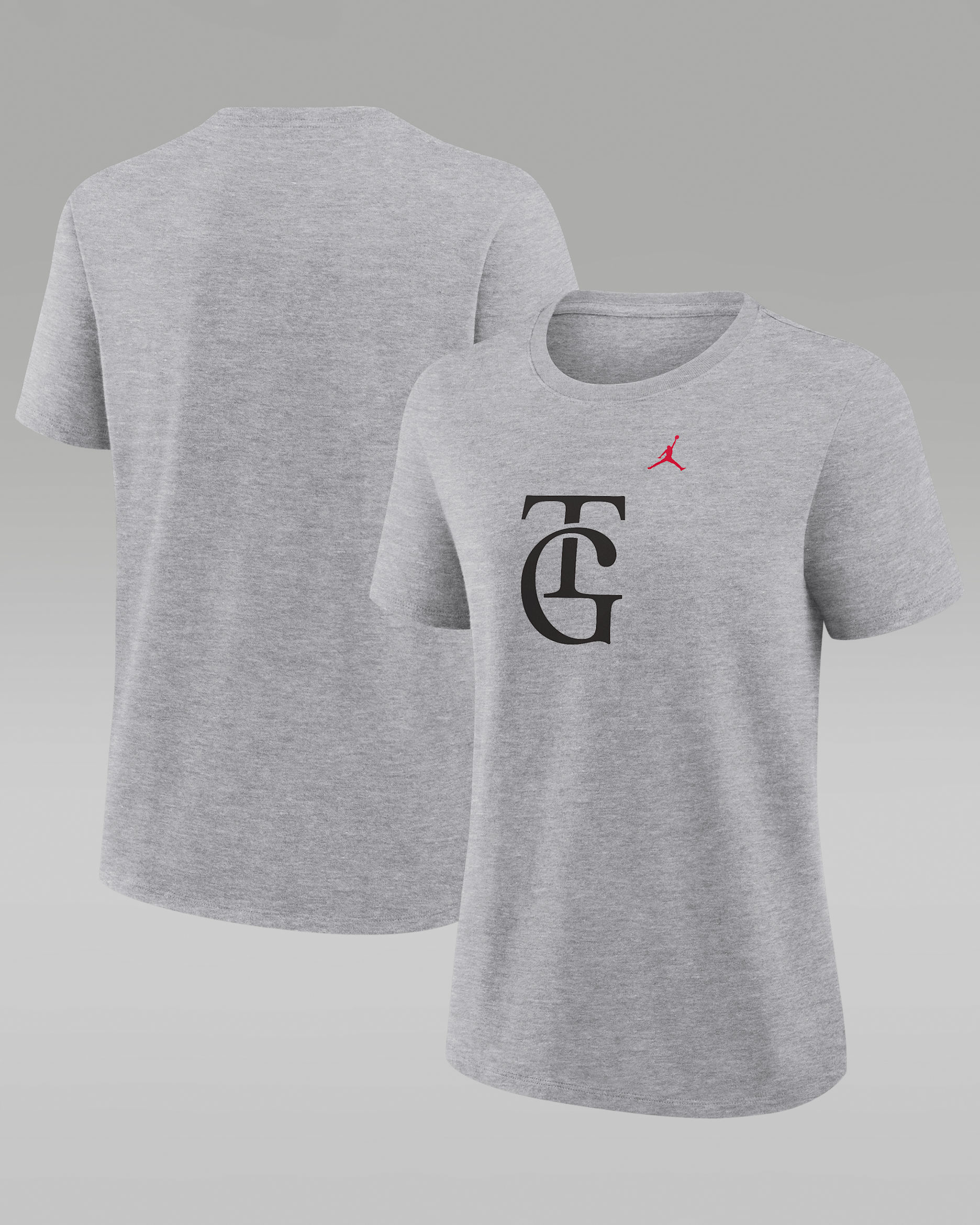 東京 読売ジャイアンツ x ジョーダン エクスクルーシブ コレクション ウィメンズ Tシャツ - ダークグレーヘザー