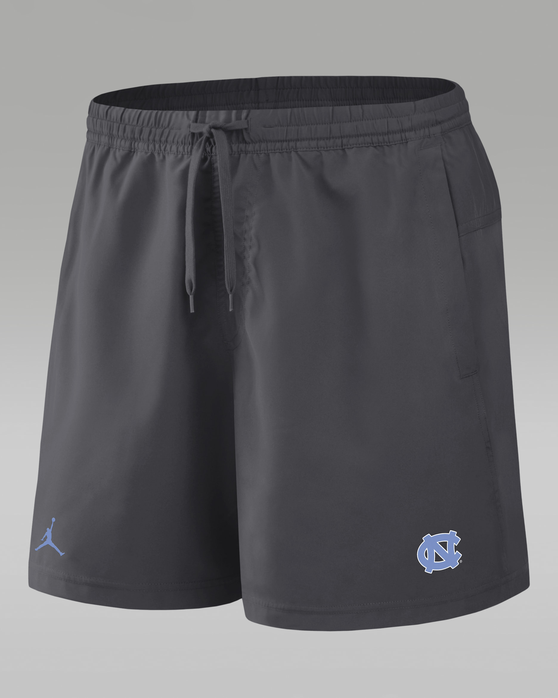 North Carolina Primetime Primary Logo Men's Jordan Brand Dri-FIT College Form Shorts - Anthracite