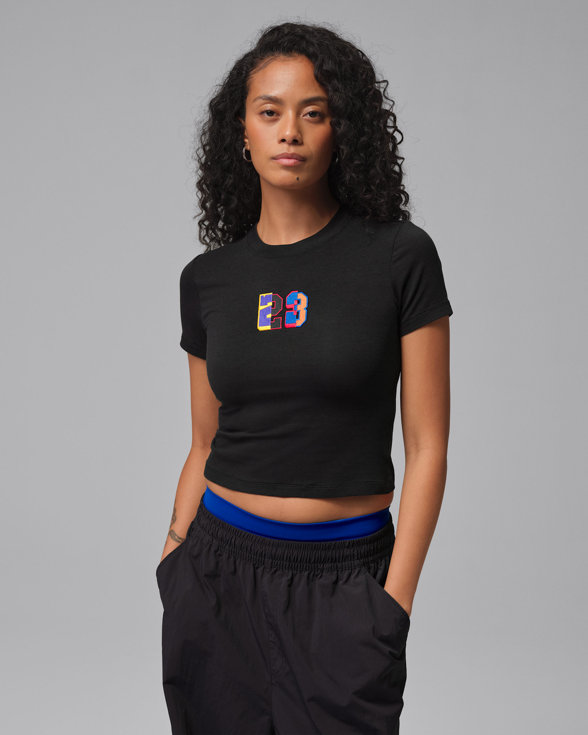 Jordan Flight Women's T-Shirt - Black/White