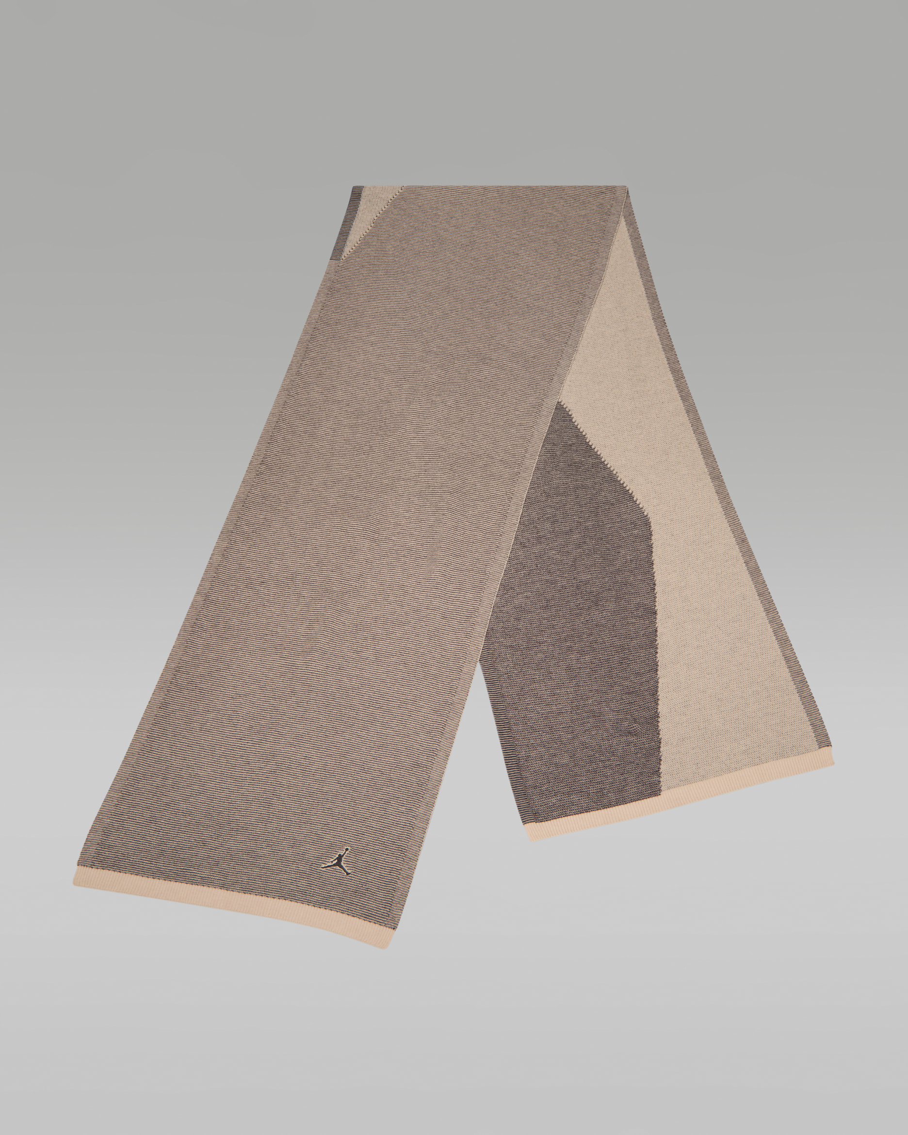 Bufanda de tejido Knit Jordan Airy - Marrón verdoso claro