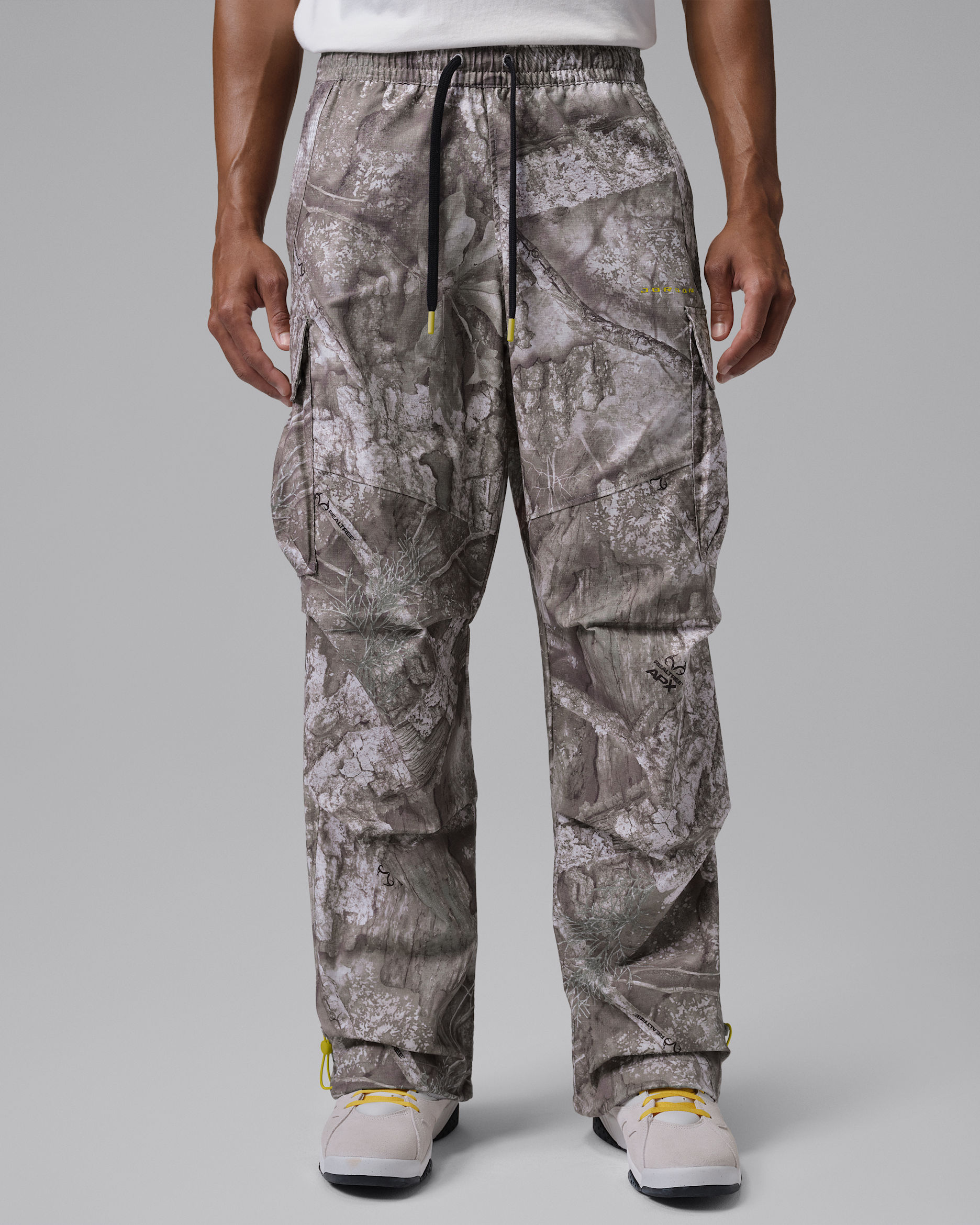 Pánské cargo kalhoty Jordan Brooklyn Realtree - Bílá/Bright Citron