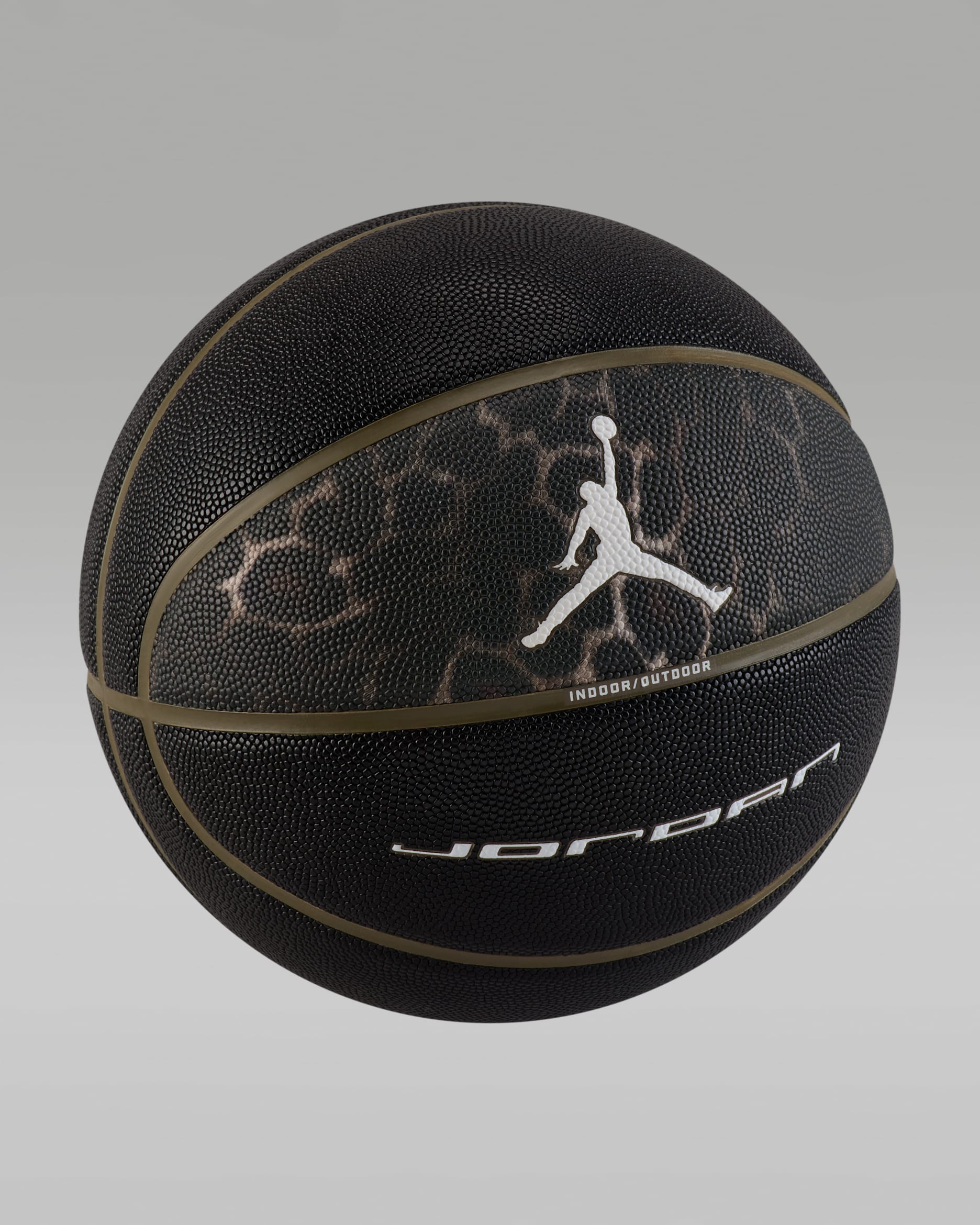 Balón de básquetbol (desinflado) Jordan Ultimate 2.0 8P - Gris oliva/Gris oliva/Gris oliva/Blanco