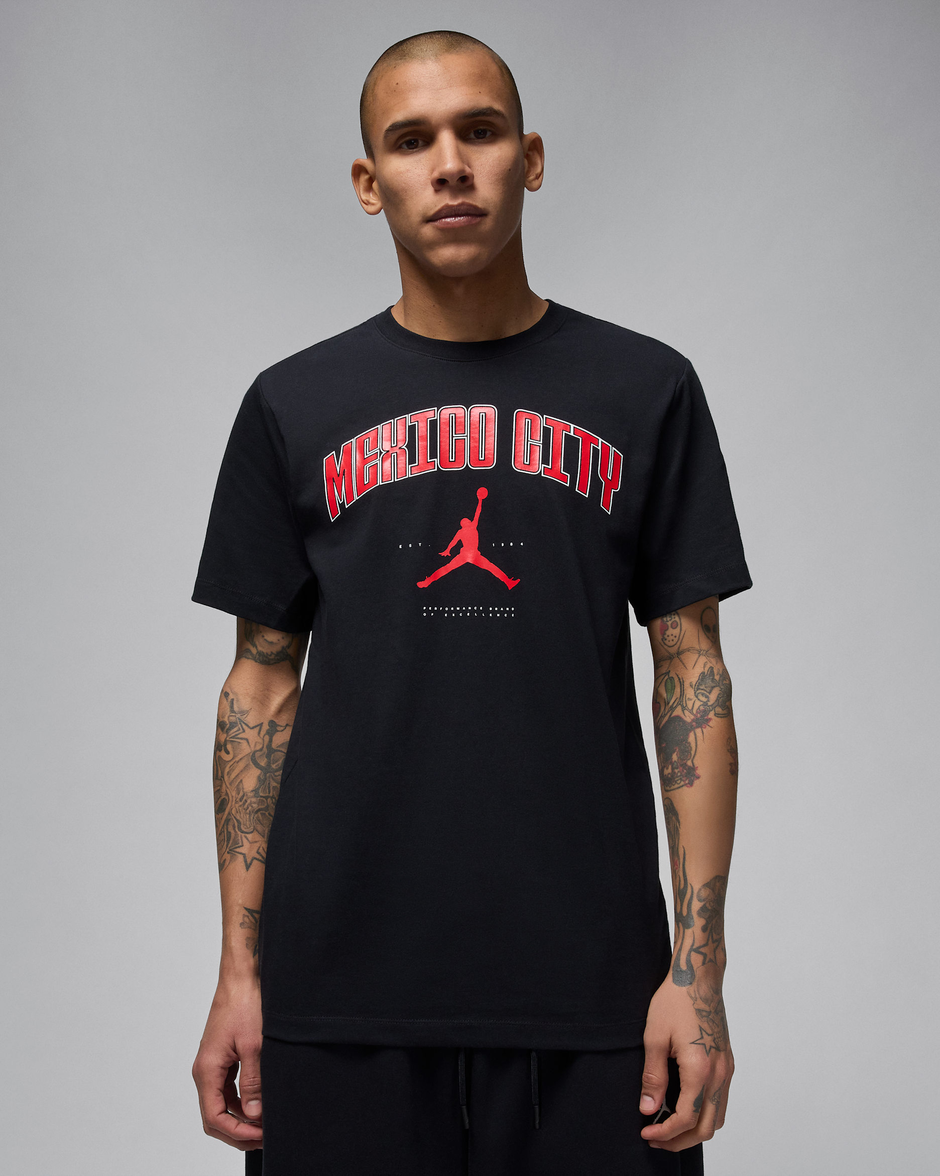 Playera para hombre Mexico City Jordan - Negro