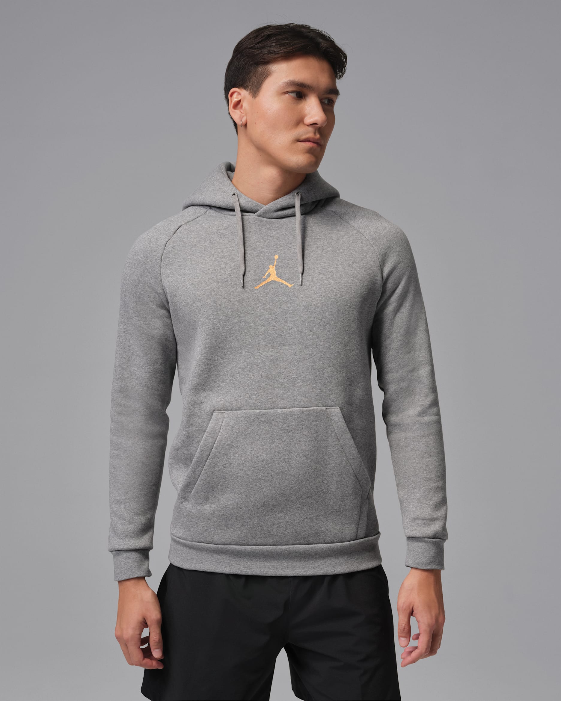 ジョーダン ソフトバンク ウィンターカップ 2025 メンズ グラフィック パーカー - カーボンヘザー