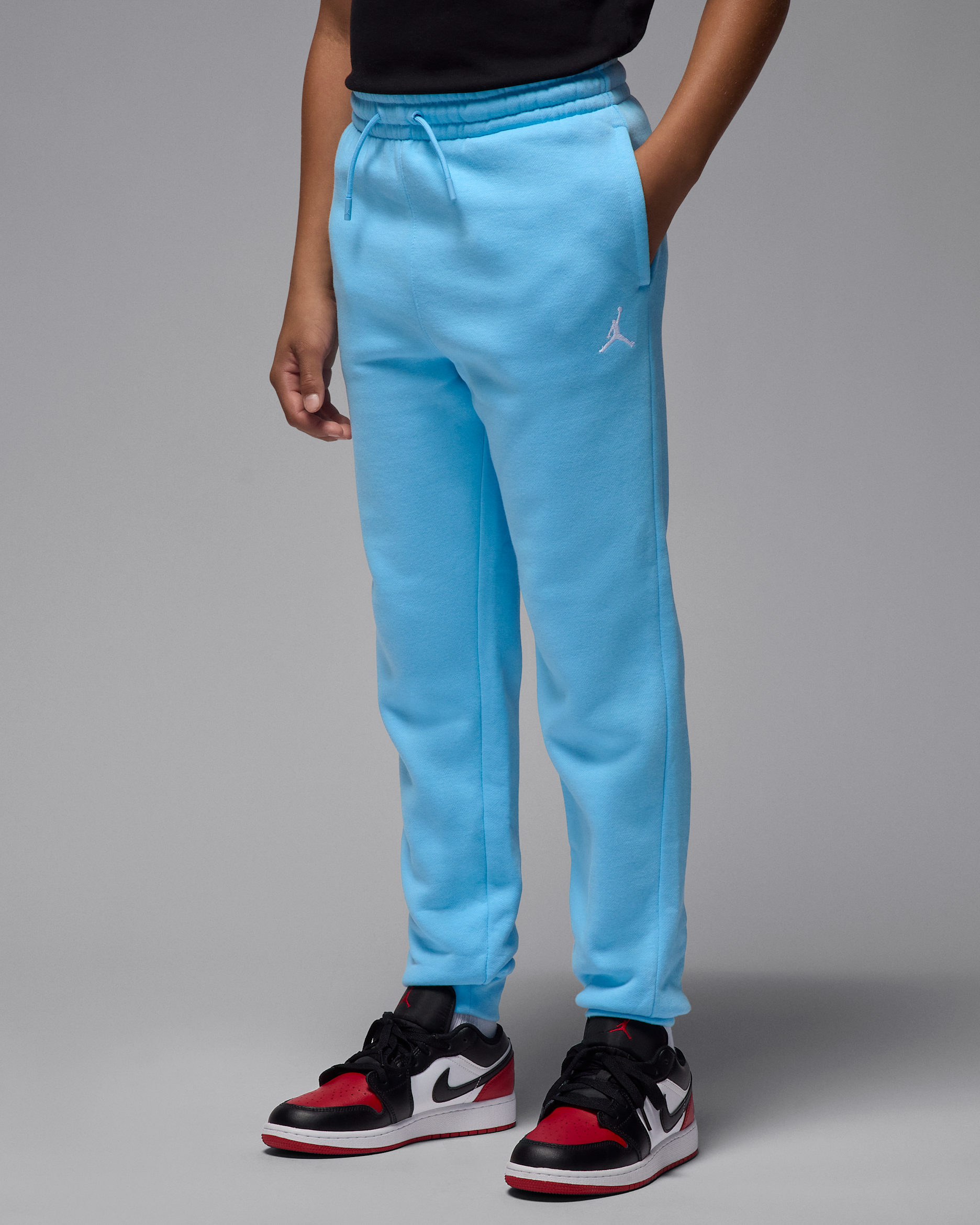 Jordan Brooklyn Fleece Big Kids' Pants - Blue Chill
