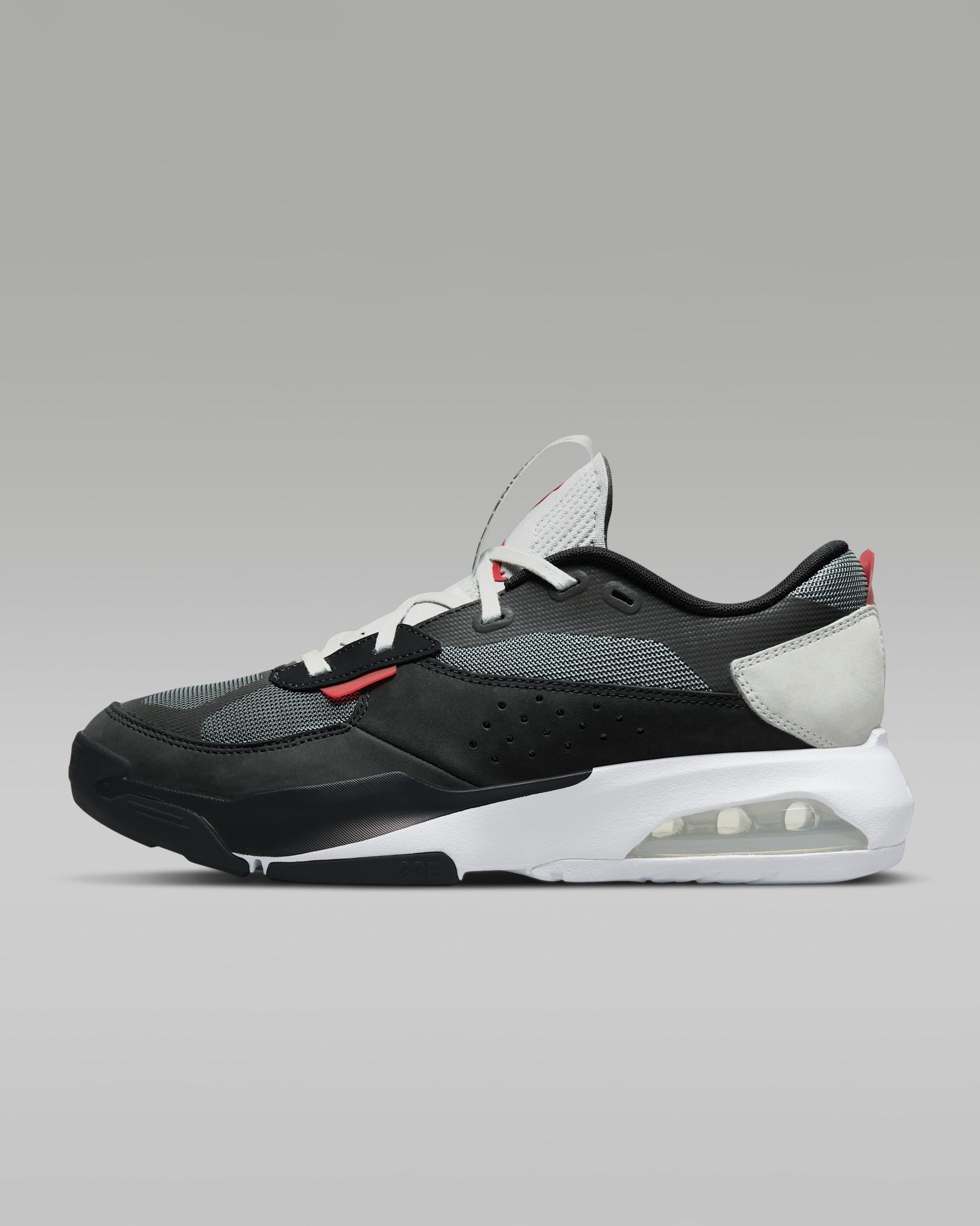 Jordan Air 200E Men's Shoes - Black/Smoke Grey/White/University Red