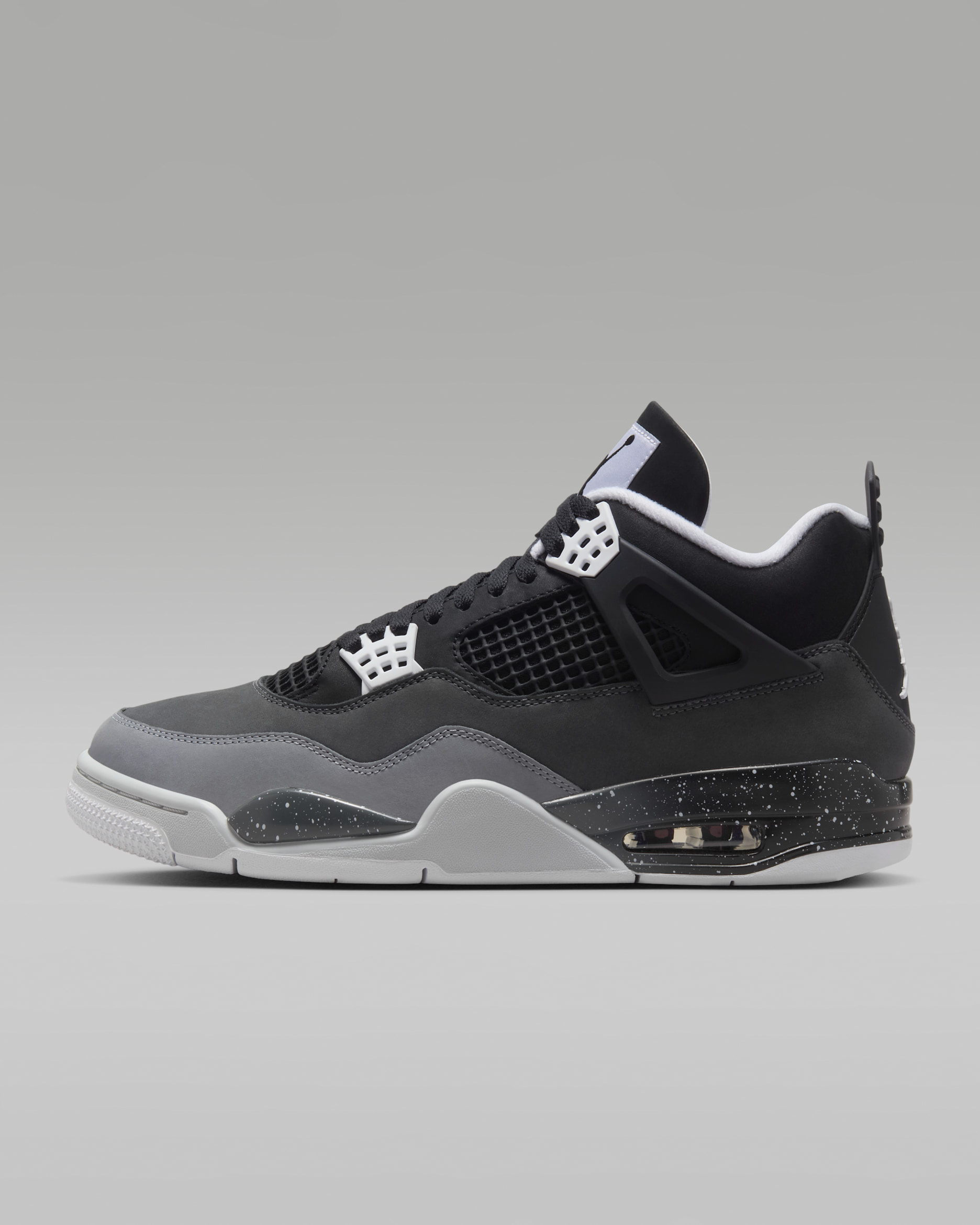 Air Jordan 4 Retro 'Fear' Men's Shoes - Black/Anthracite/Black/White