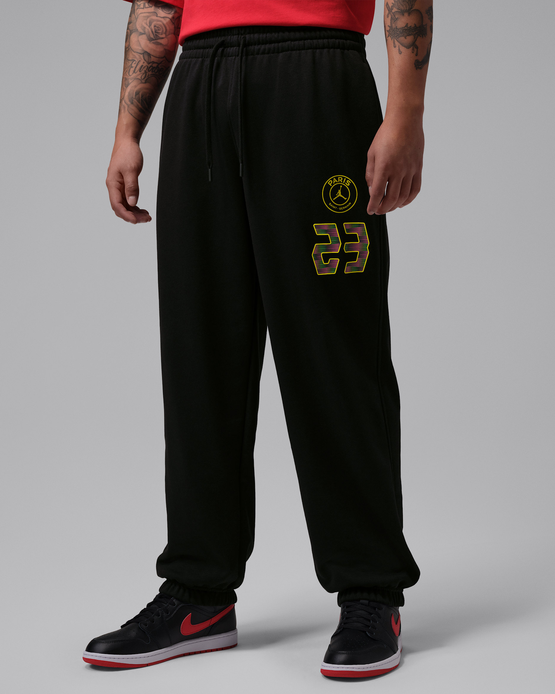 Paris Saint-Germain Men's Fleece Pants - Black