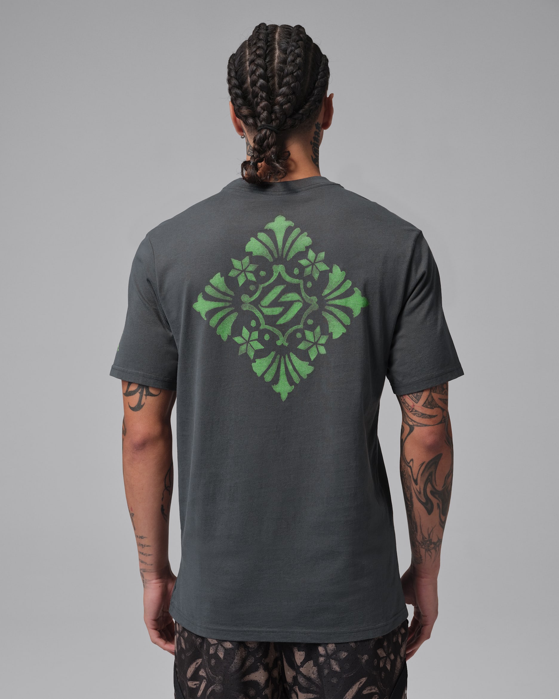 Luka Men's T-Shirt - Anthracite/Scream Green