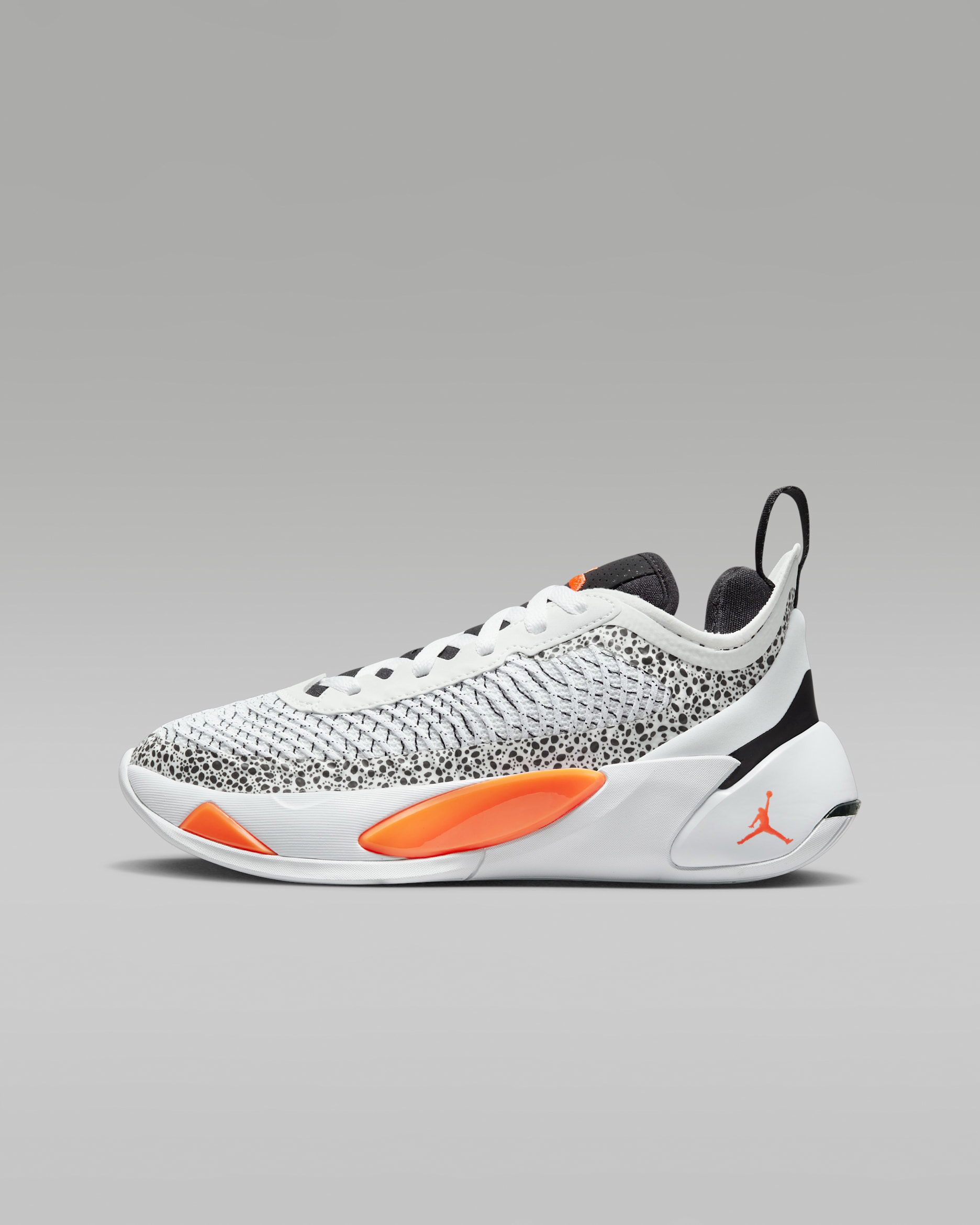 Luka 1 大童籃球鞋 - 白色/黑色/Total Orange