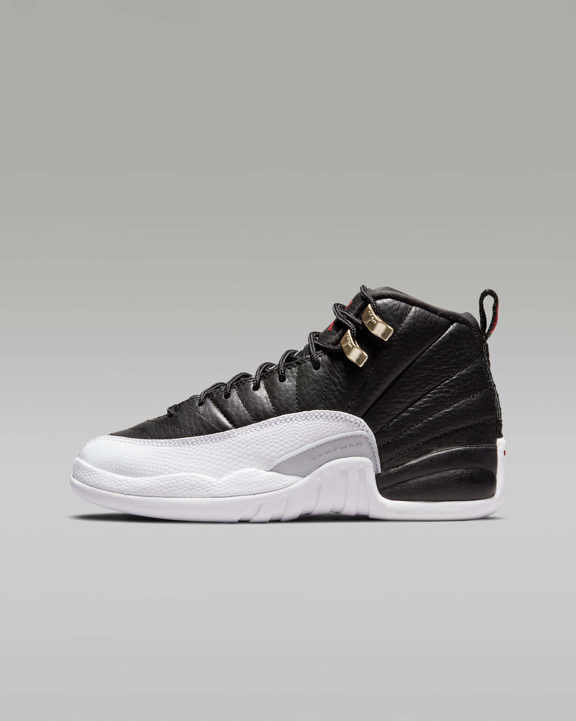 Air Jordan 12 Retro Older Kids' Shoe - Black/White/Varsity Red